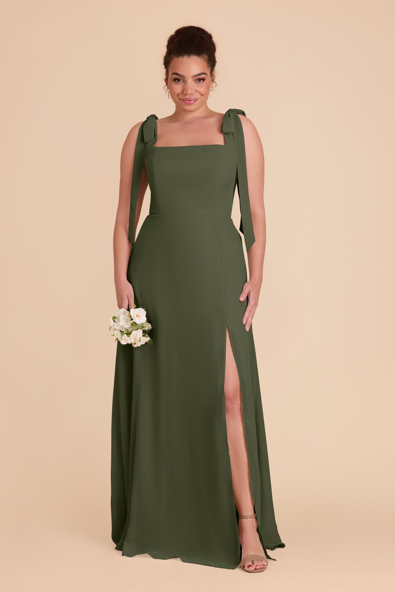 Chiffon Convertible Dress with Bows | Alex Olive