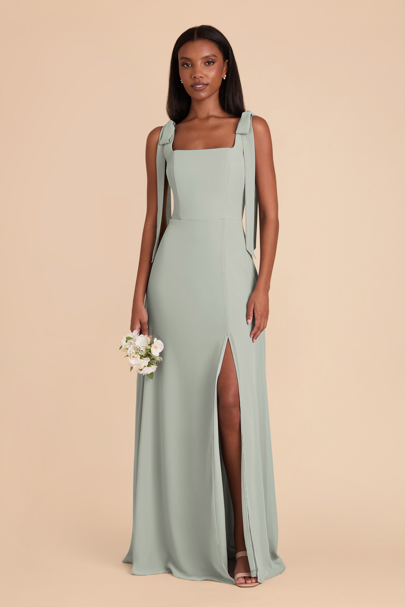 Chiffon Convertible Dress with Bows | Alex Sage