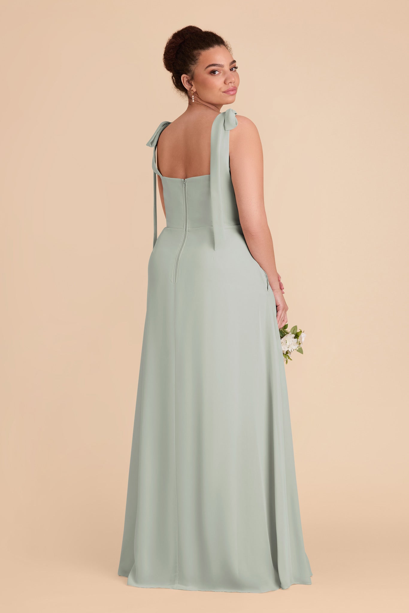 Chiffon Convertible Dress with Bows | Alex Sage