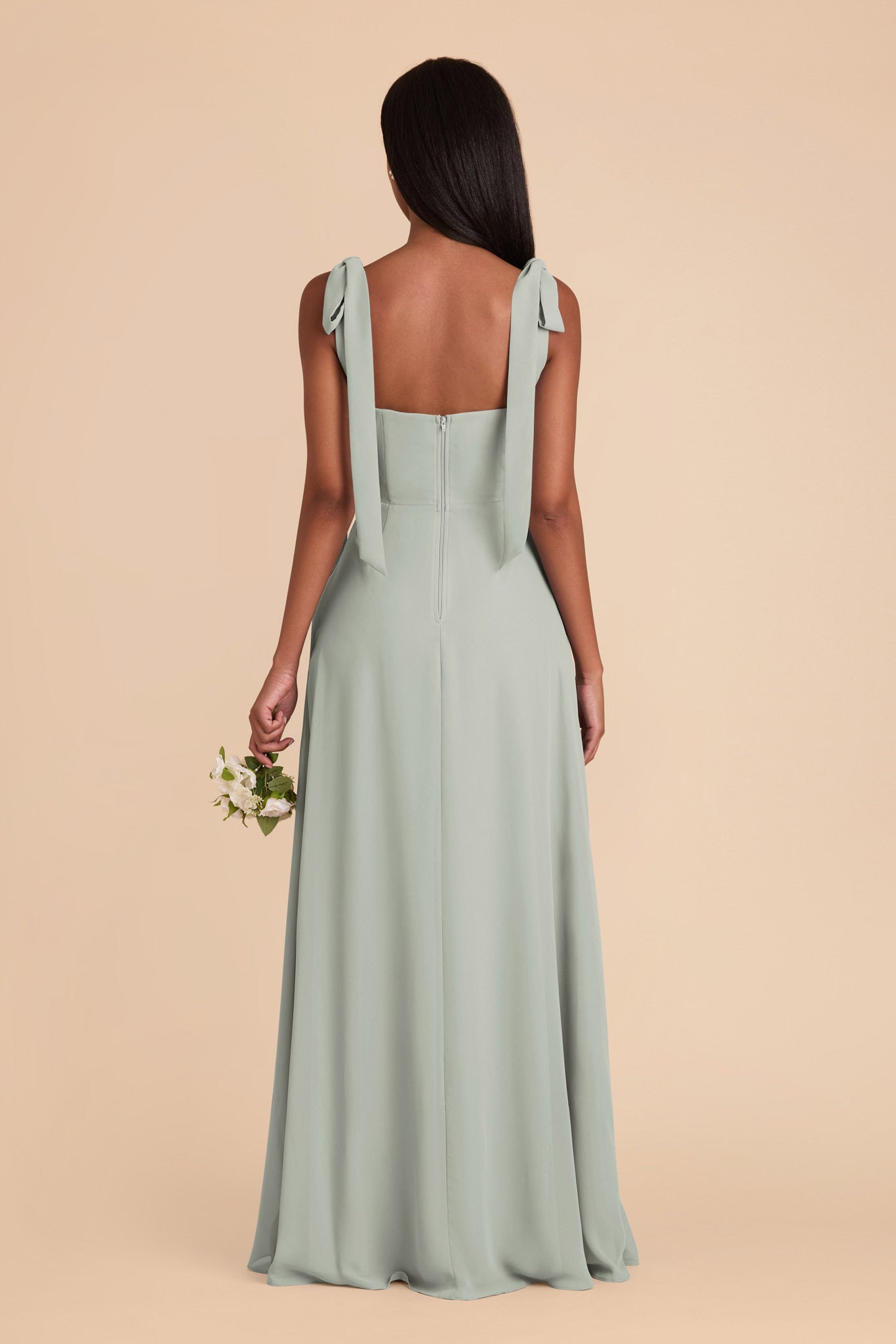 Chiffon Convertible Dress with Bows | Alex Sage