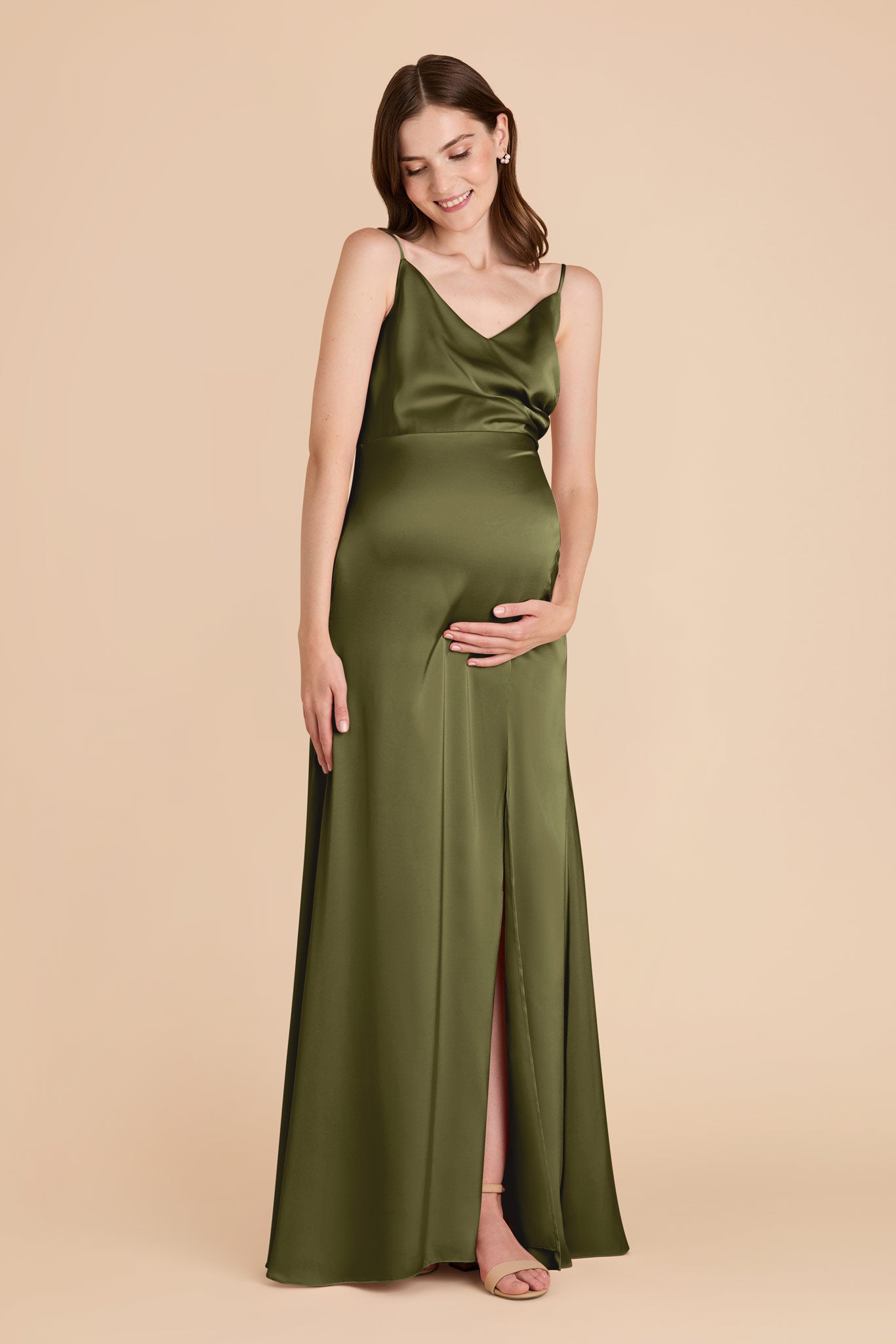 Matte Satin Dress for Bridesmaids & Evening Wear | Catherine