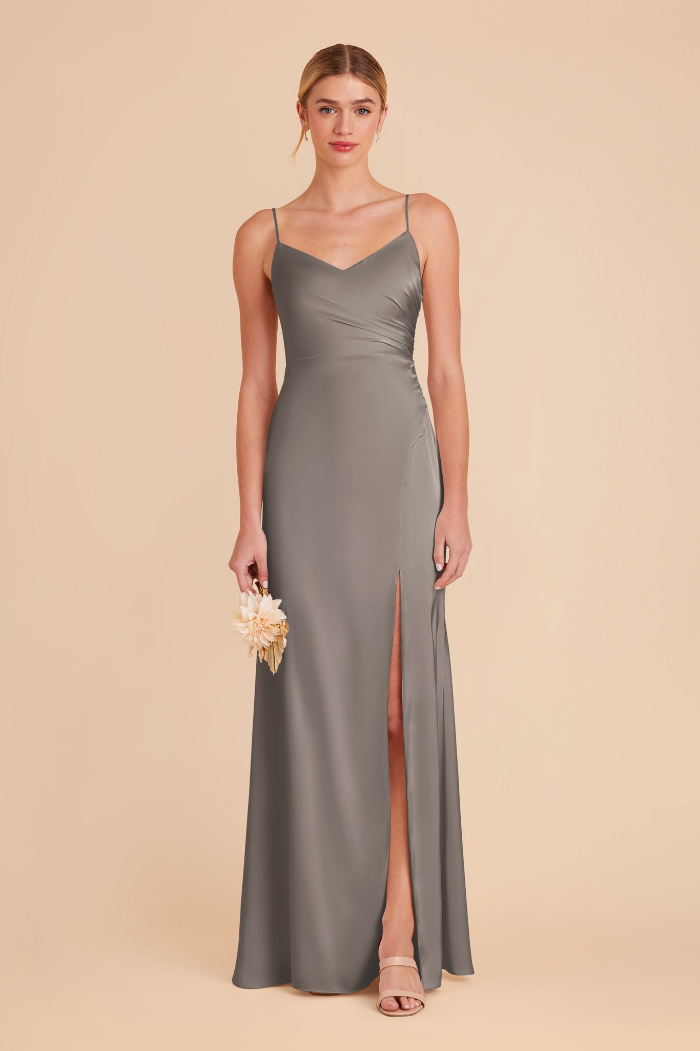 Matte Satin Bridesmaid Dress - Catherine Quartz