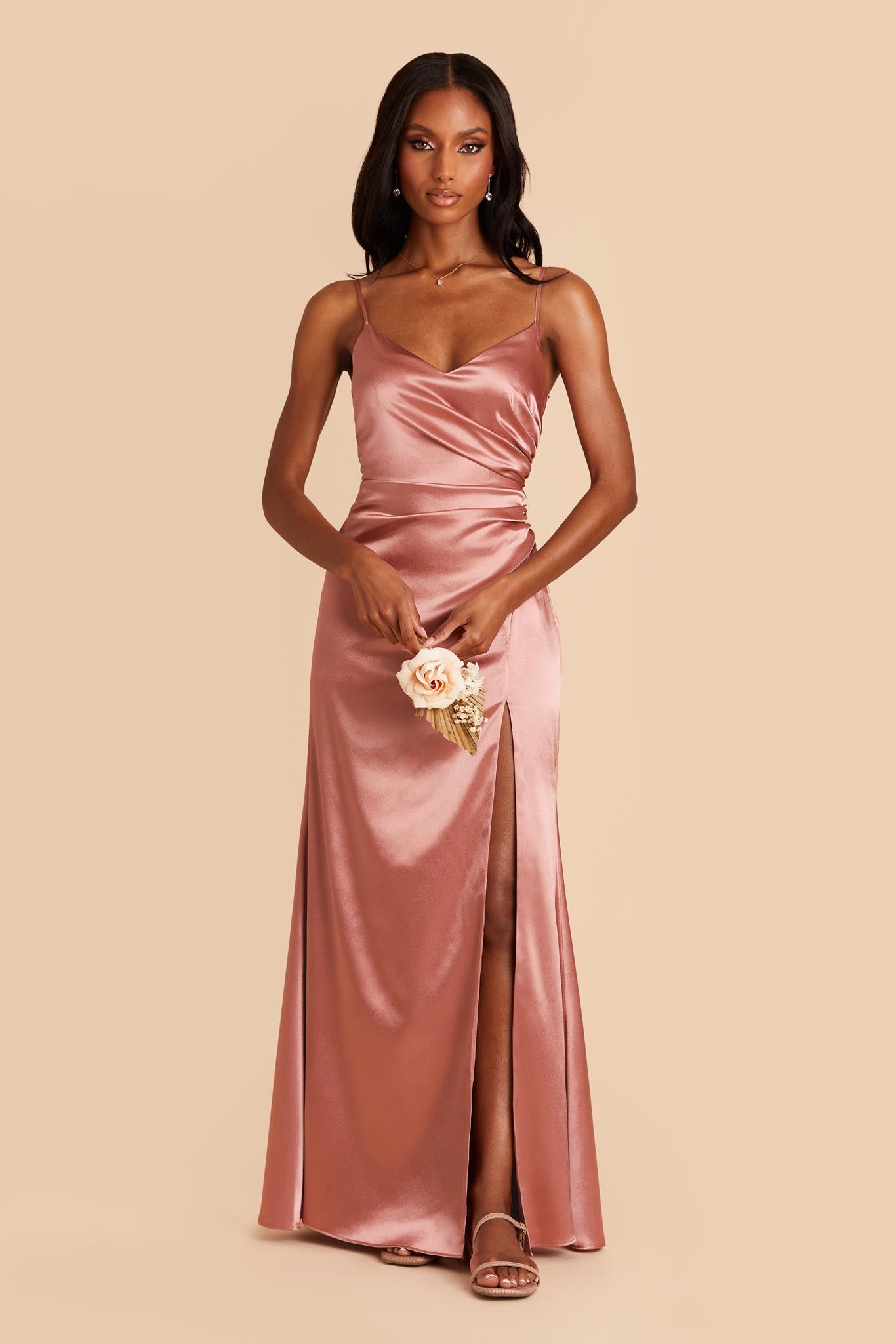 Shiny Satin Dress for Bridesmaids & Evening Wear | Catherine