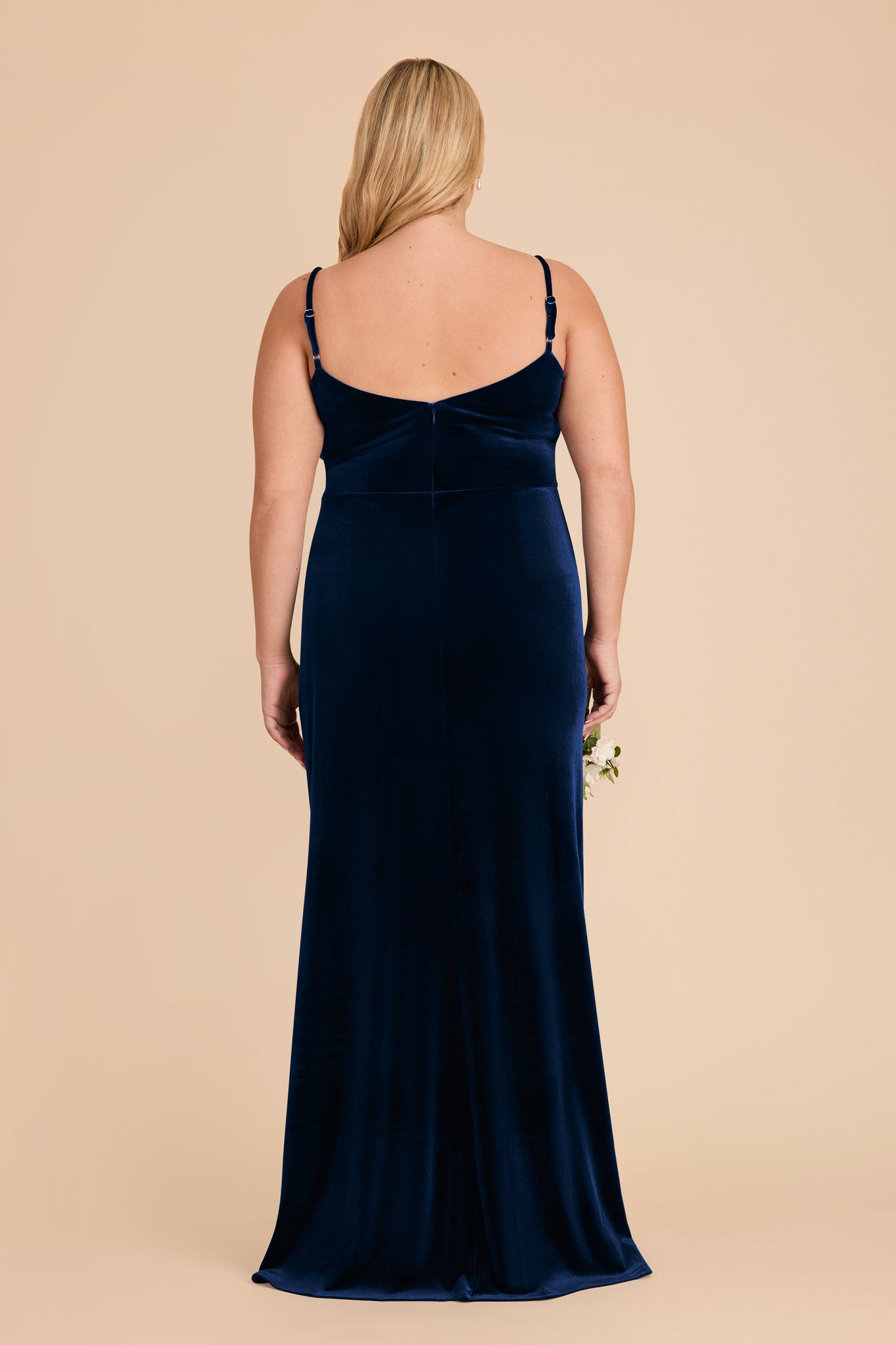 Velvet Navy Dress for Bridesmaids & Evening Wear | Catherine