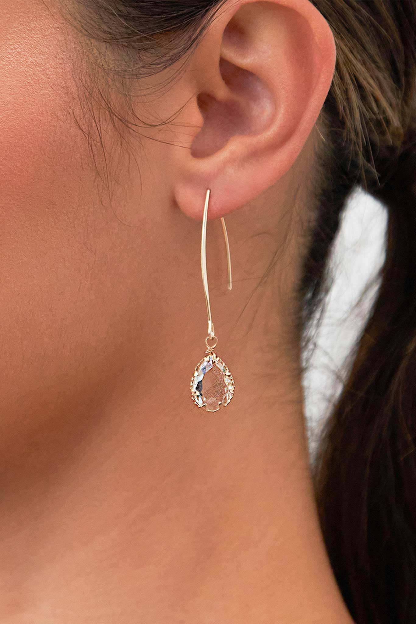 Glass Drop Earrings for Bridesmaids & Special Occasions | Chambers