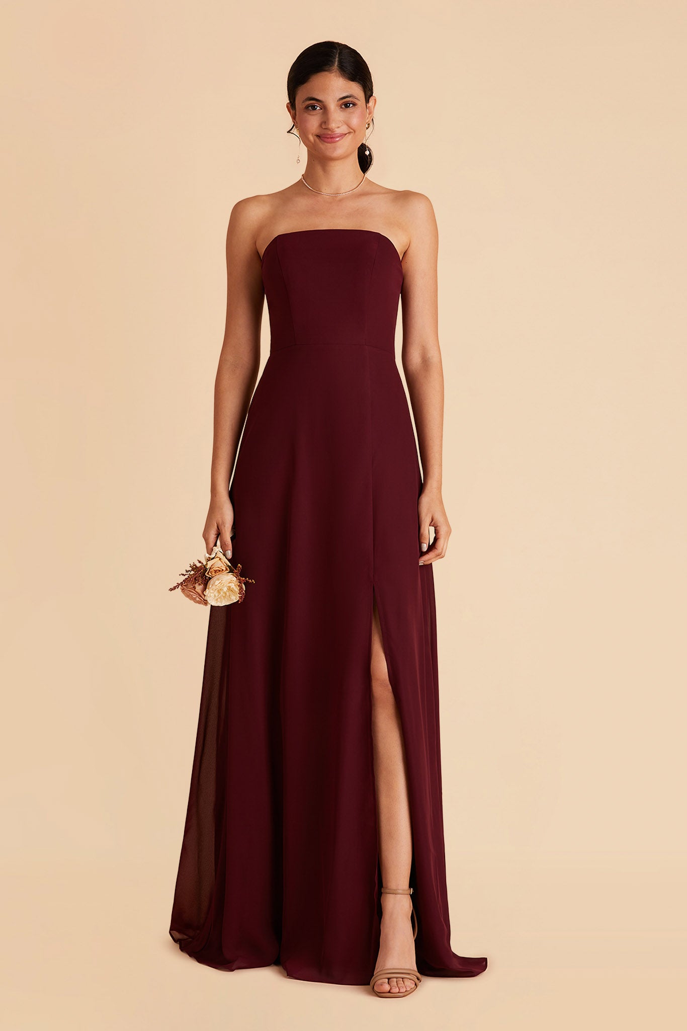 Convertible Chiffon Dress with Spaghetti Straps | Chris Cabernet