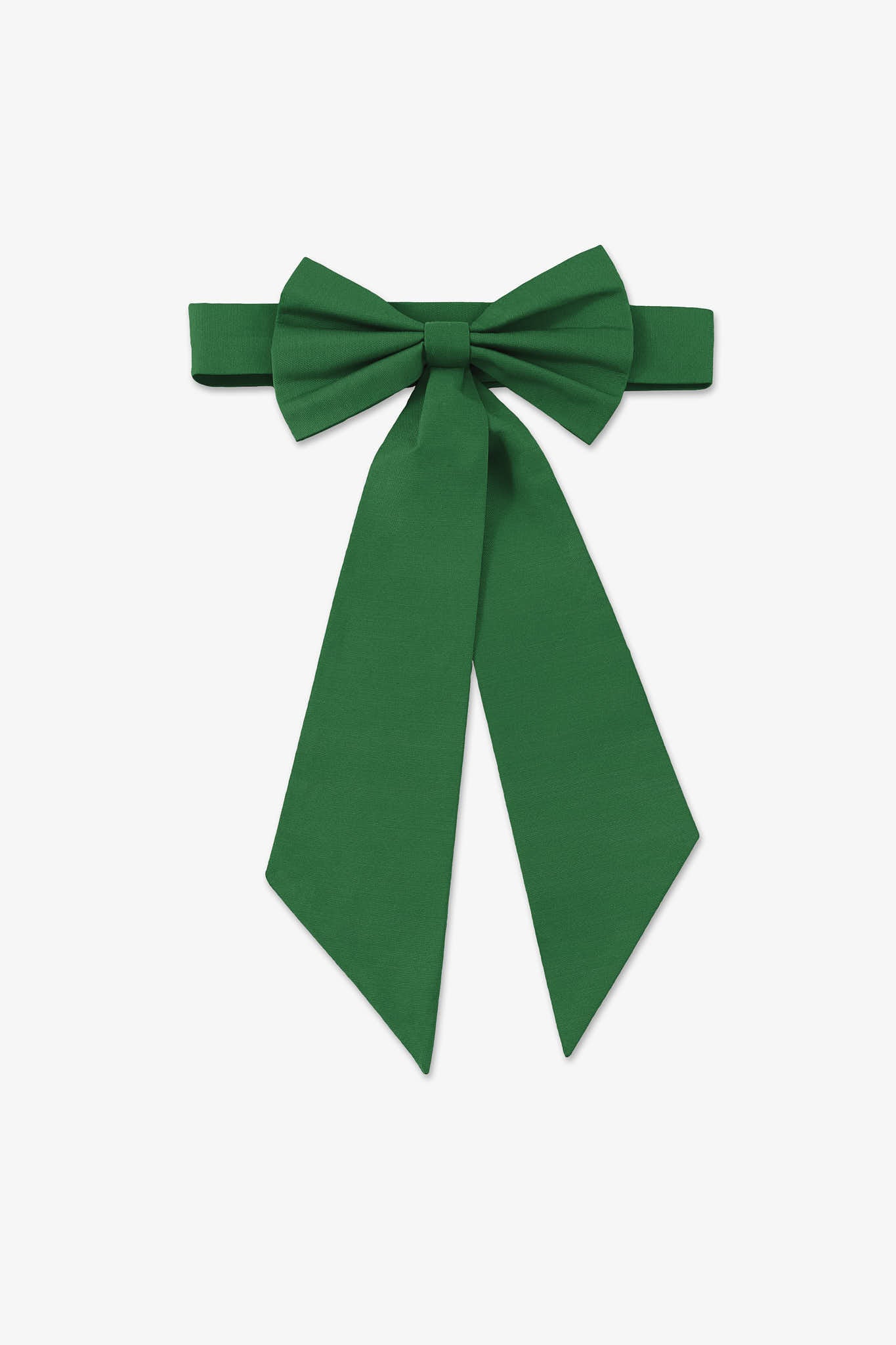Kelly Green Flower Girl Sash with Bow & Velcro Adjuster