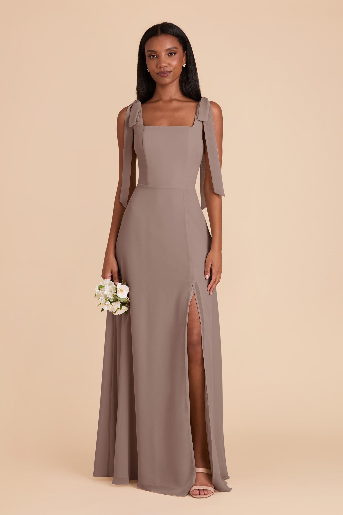 Chiffon Convertible Dress with Bows | Alex Toffee