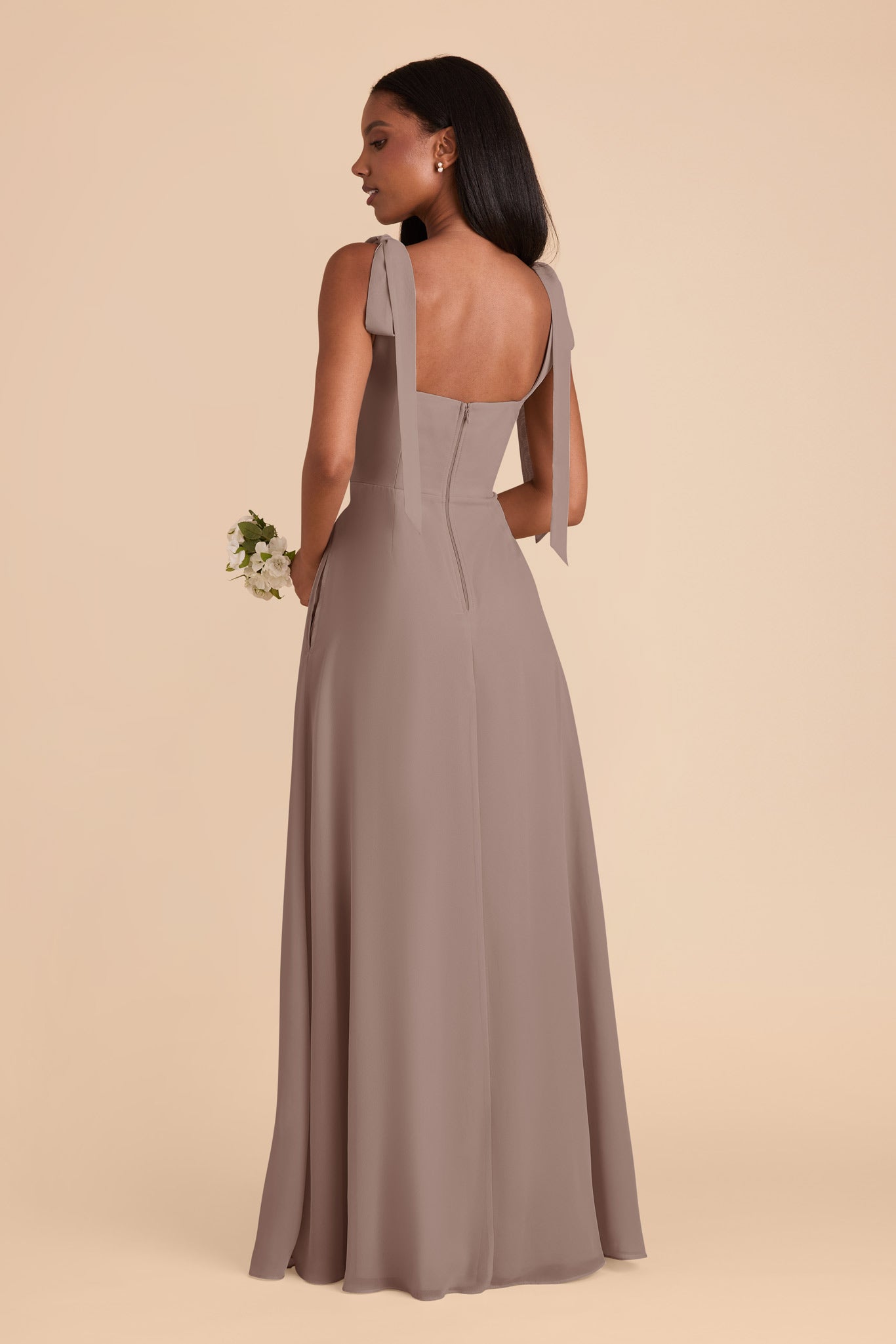 Chiffon Convertible Dress with Bows | Alex Toffee