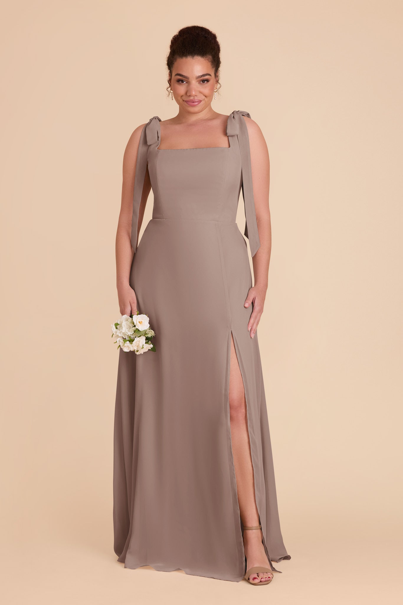 Chiffon Convertible Dress with Bows | Alex Toffee