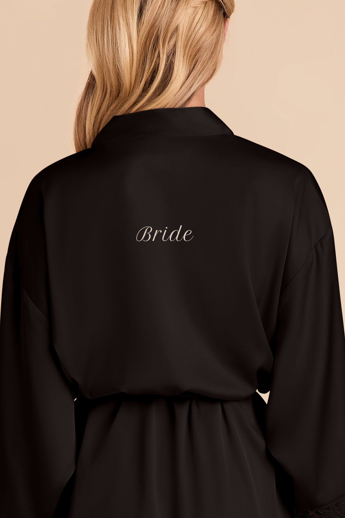 Black Lace Robe for Women | Claudette