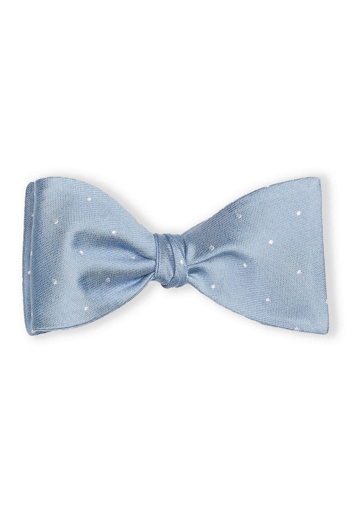 Dusty Blue Dot Bow Tie for Groomsmen | Daniel Bow Tie