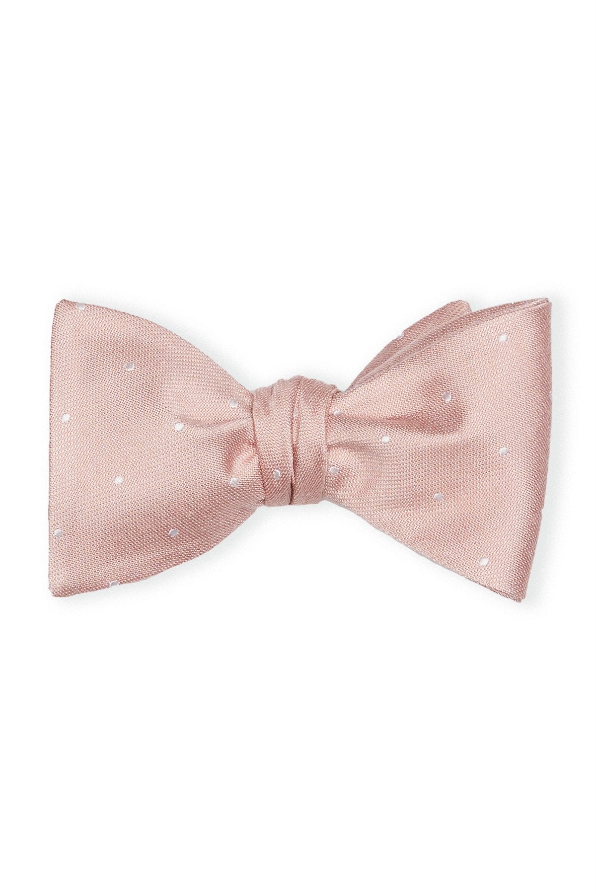 Dusty Rose Dot Bow Tie for Groomsmen | Daniel Bow Tie