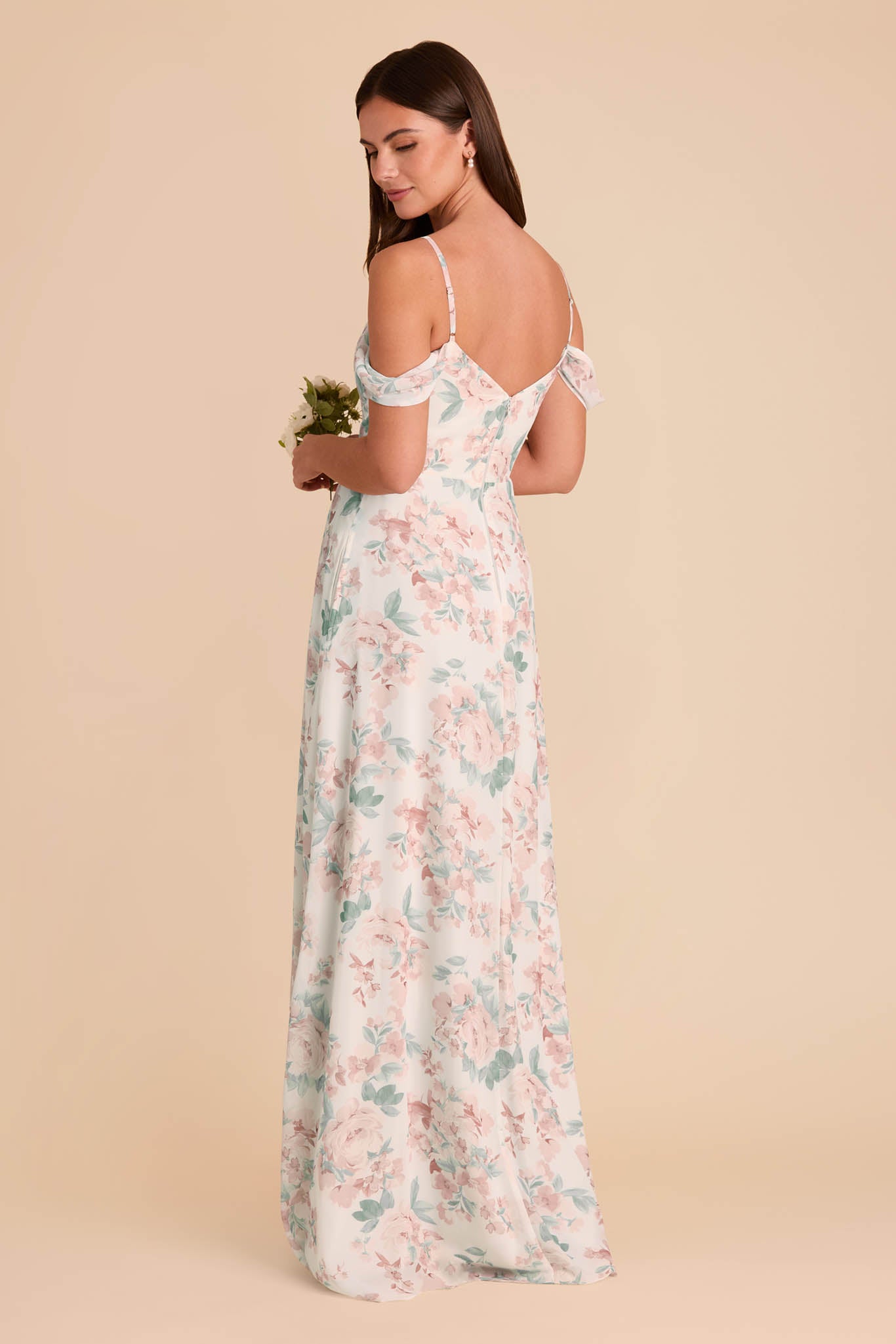 Convertible Bridesmaid Dress with Detachable Sleeves | Devin