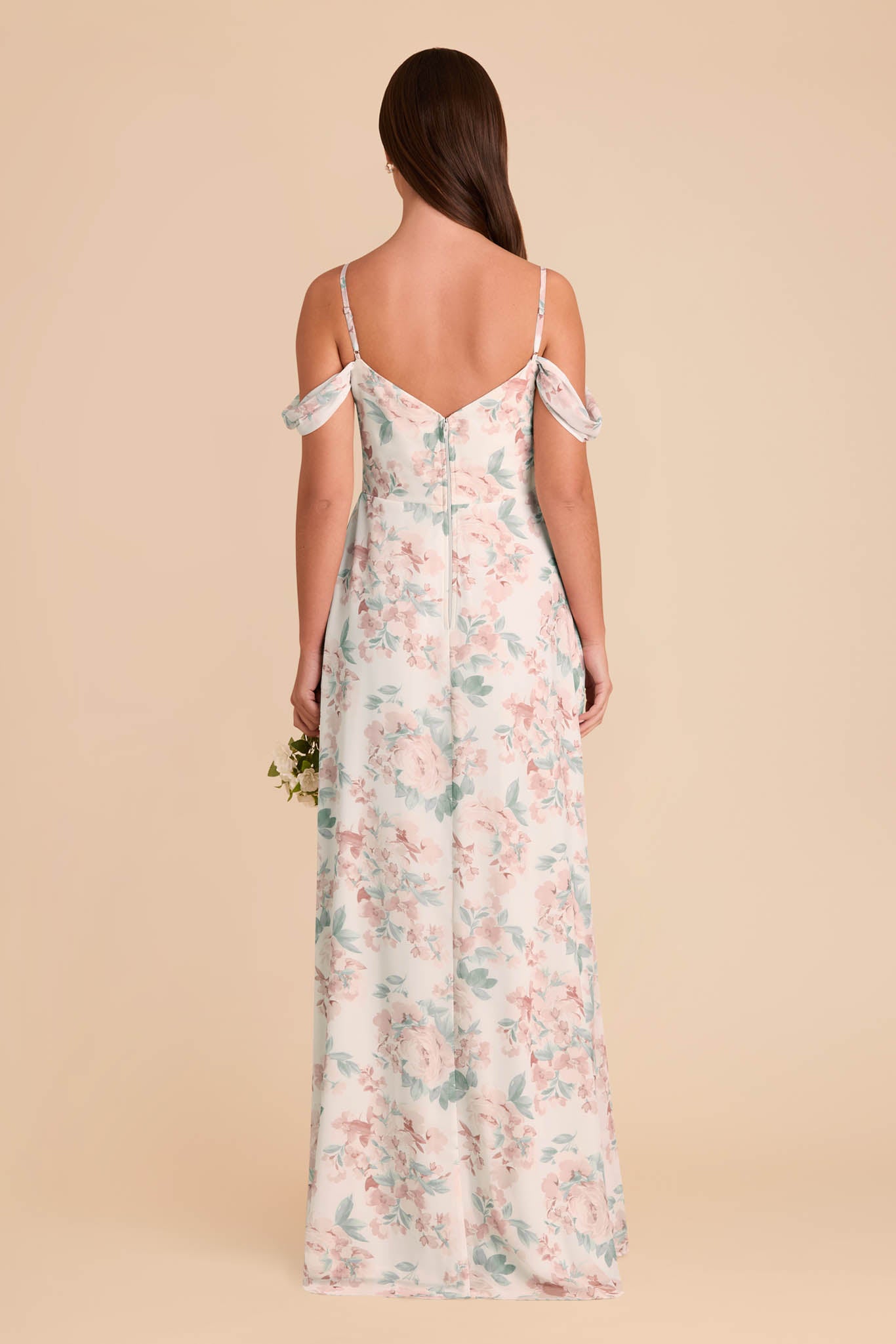Convertible Bridesmaid Dress with Detachable Sleeves | Devin