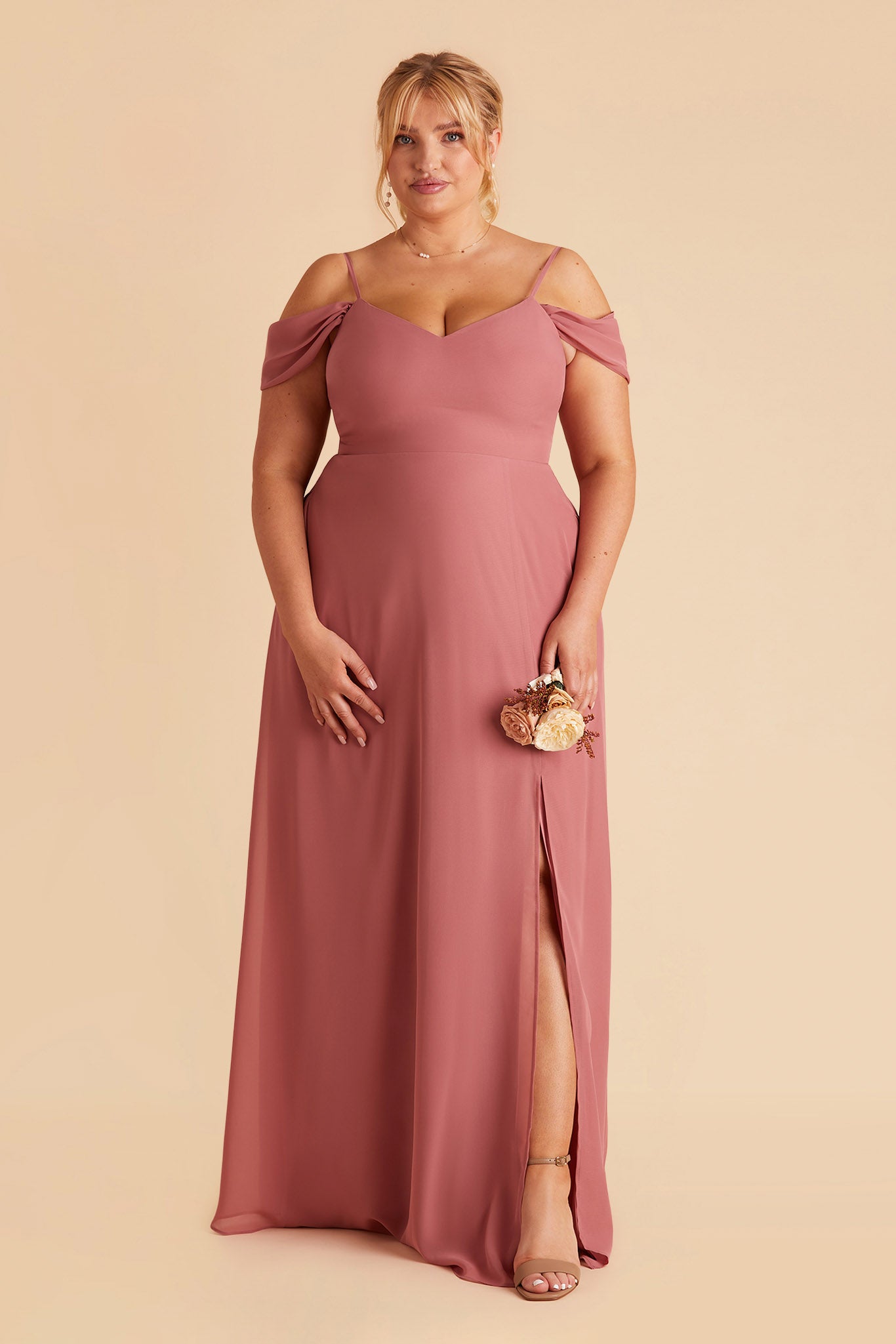 Convertible Bridesmaid Dress with Detachable Sleeves | Mulberry