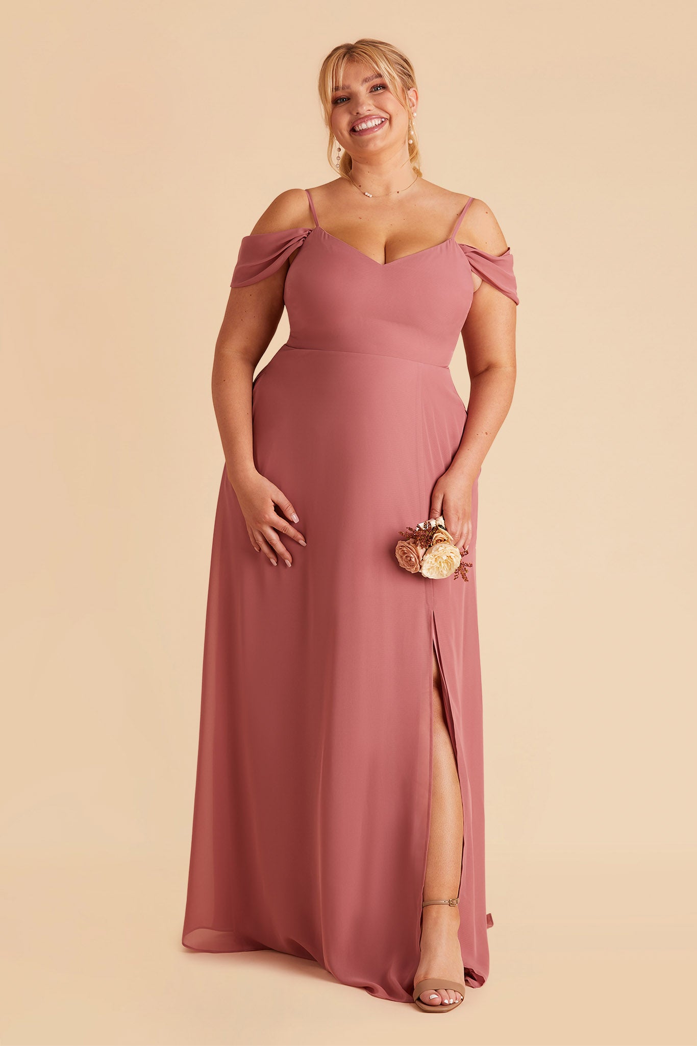 Convertible Bridesmaid Dress with Detachable Sleeves | Mulberry
