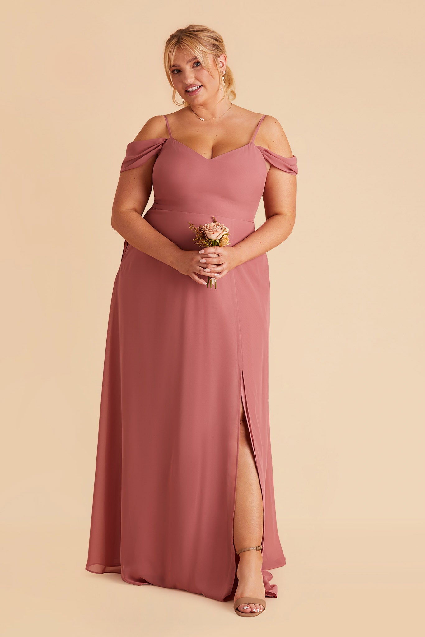 Convertible Bridesmaid Dress with Detachable Sleeves | Mulberry