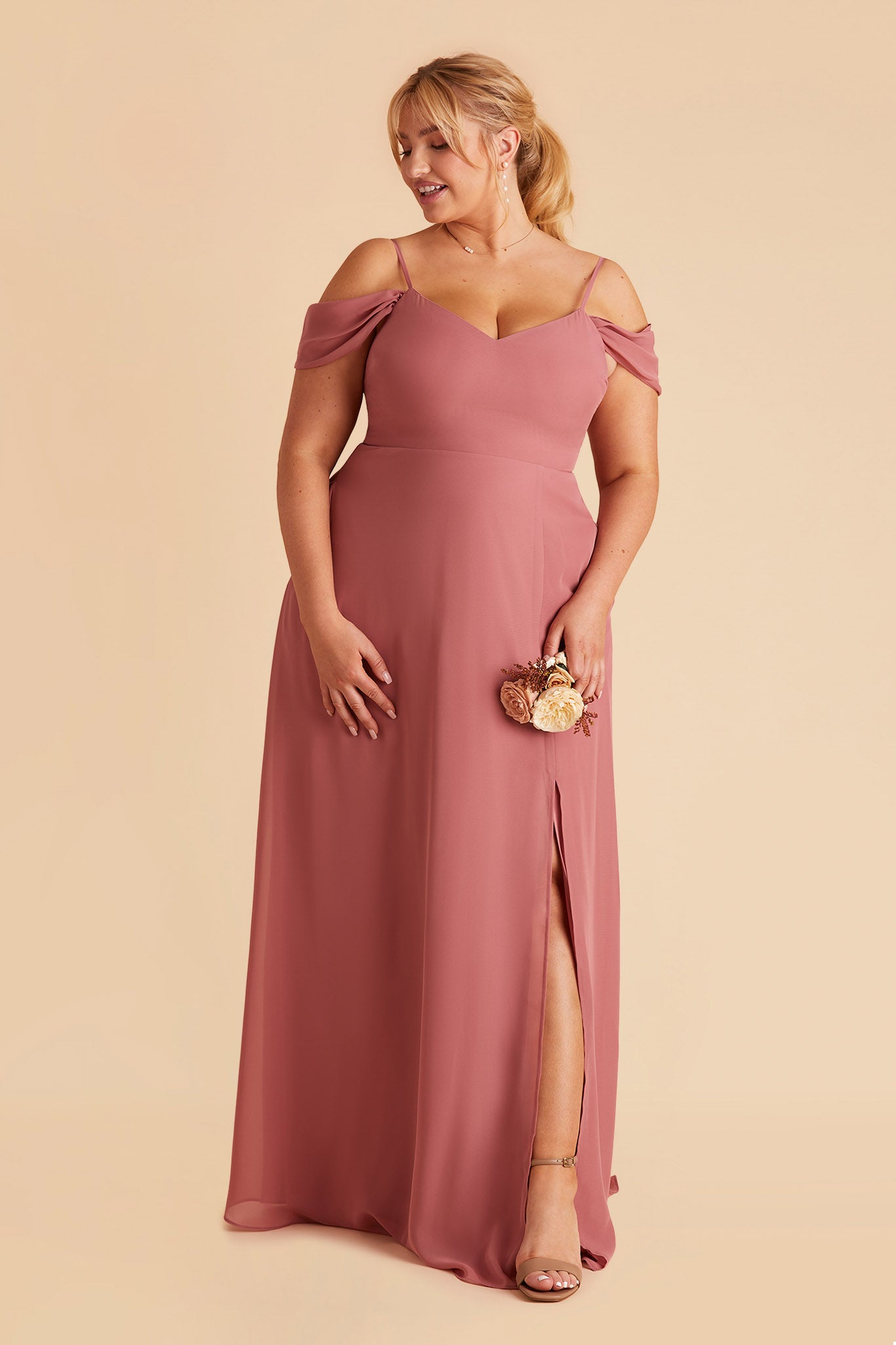 Convertible Bridesmaid Dress with Detachable Sleeves | Mulberry
