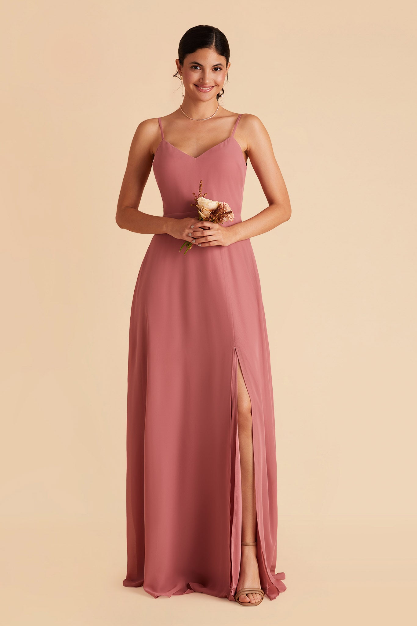 Convertible Bridesmaid Dress with Detachable Sleeves | Mulberry