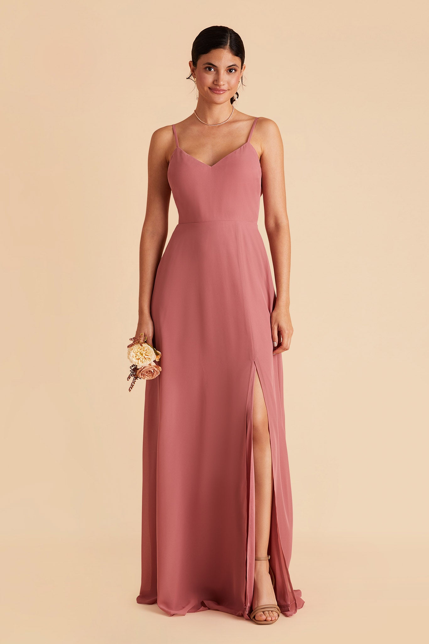 Convertible Bridesmaid Dress with Detachable Sleeves | Mulberry