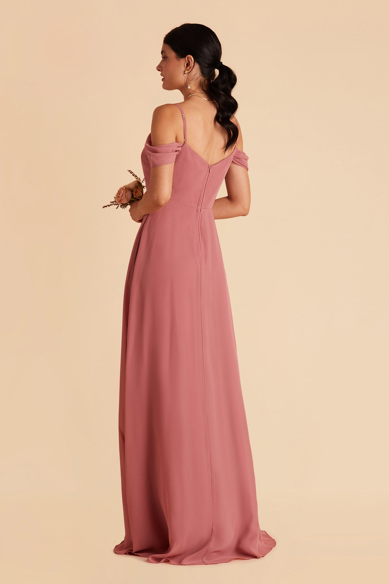 Convertible Bridesmaid Dress with Detachable Sleeves | Mulberry