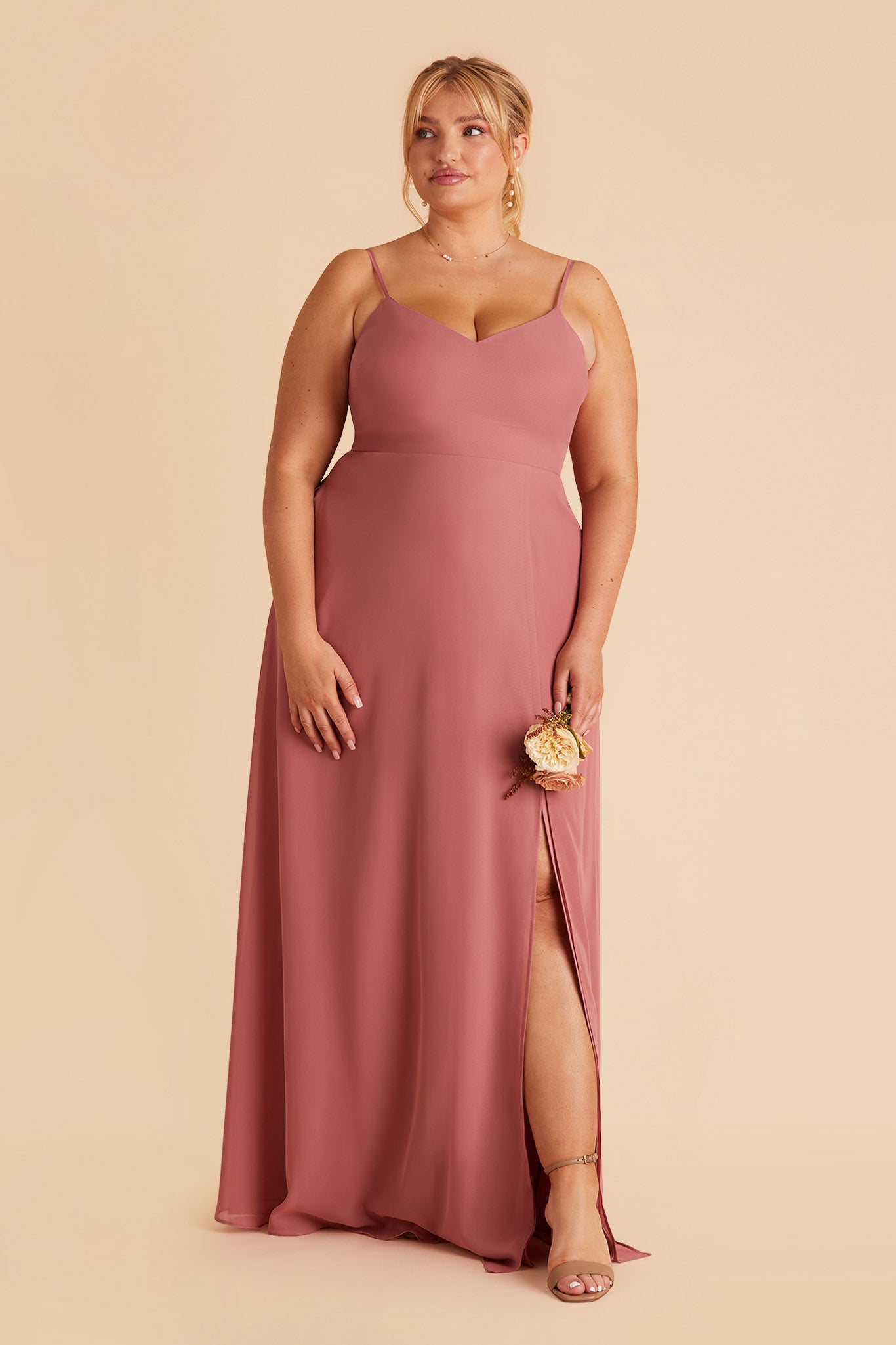 Convertible Bridesmaid Dress with Detachable Sleeves | Mulberry