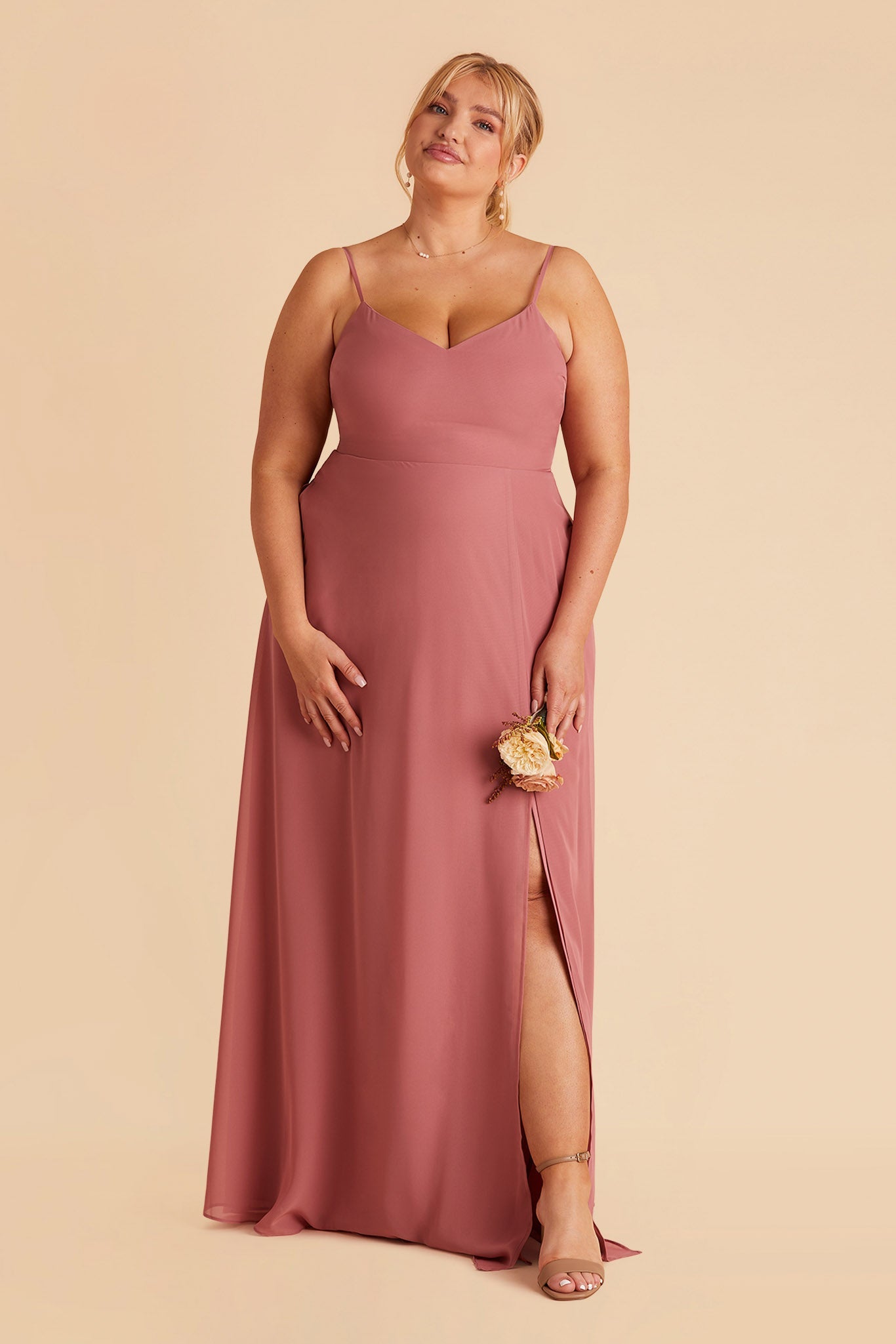 Convertible Bridesmaid Dress with Detachable Sleeves | Mulberry