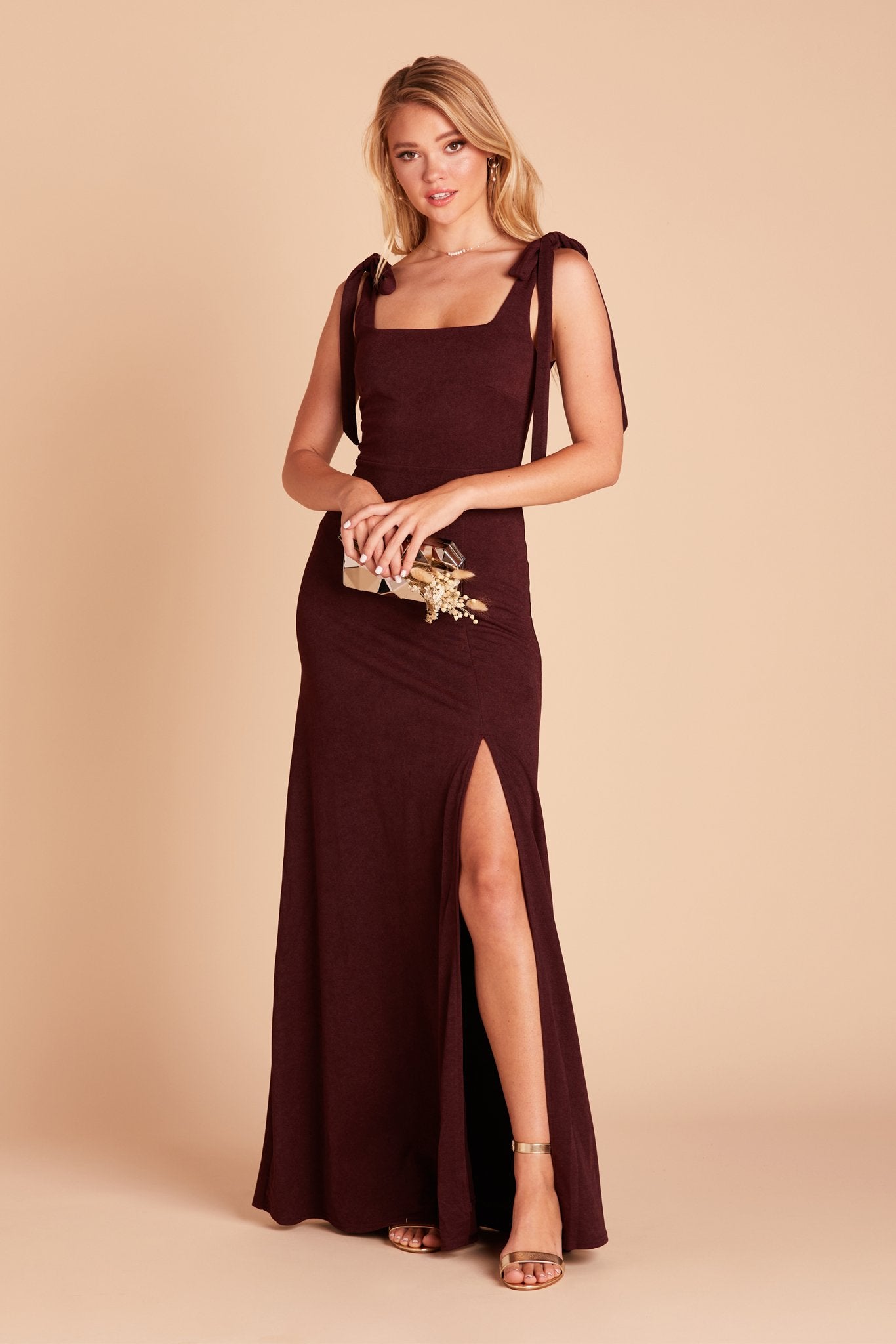 Convertible Dress with Bows - Alex | Cabernet