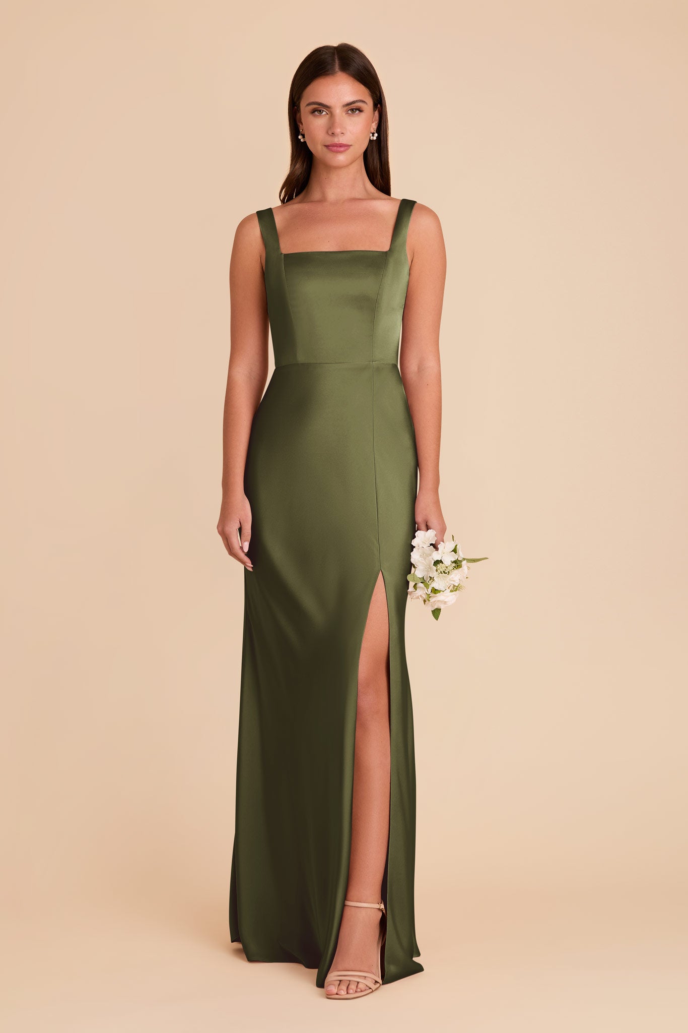 Alex Convertible Dress in Matte Satin with Bows | Martini