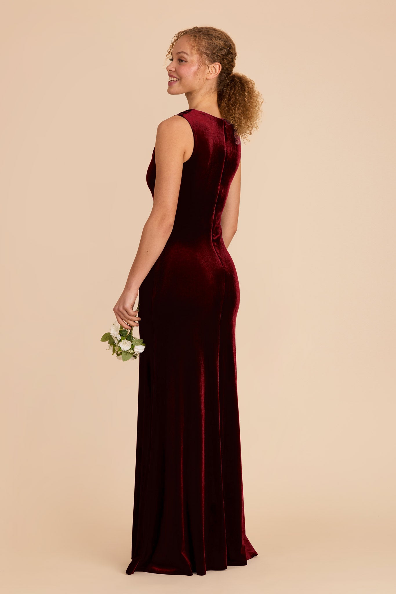 Velvet Cowl Neck Dress | Fallon Cabernet