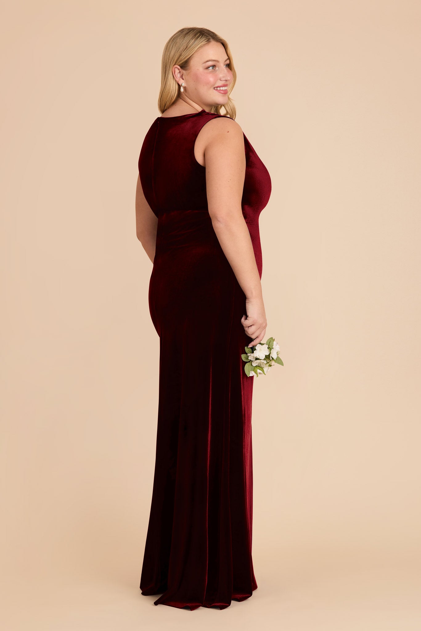 Velvet Cowl Neck Dress | Fallon Cabernet