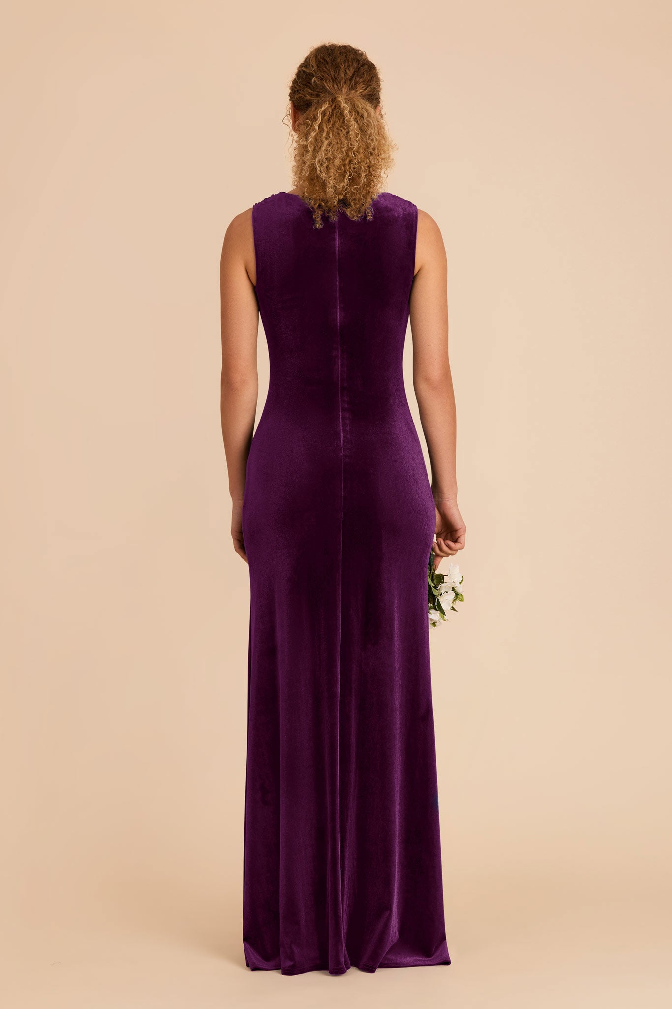 Ruched Velvet Cowl Neck Dress | Fallon Fig