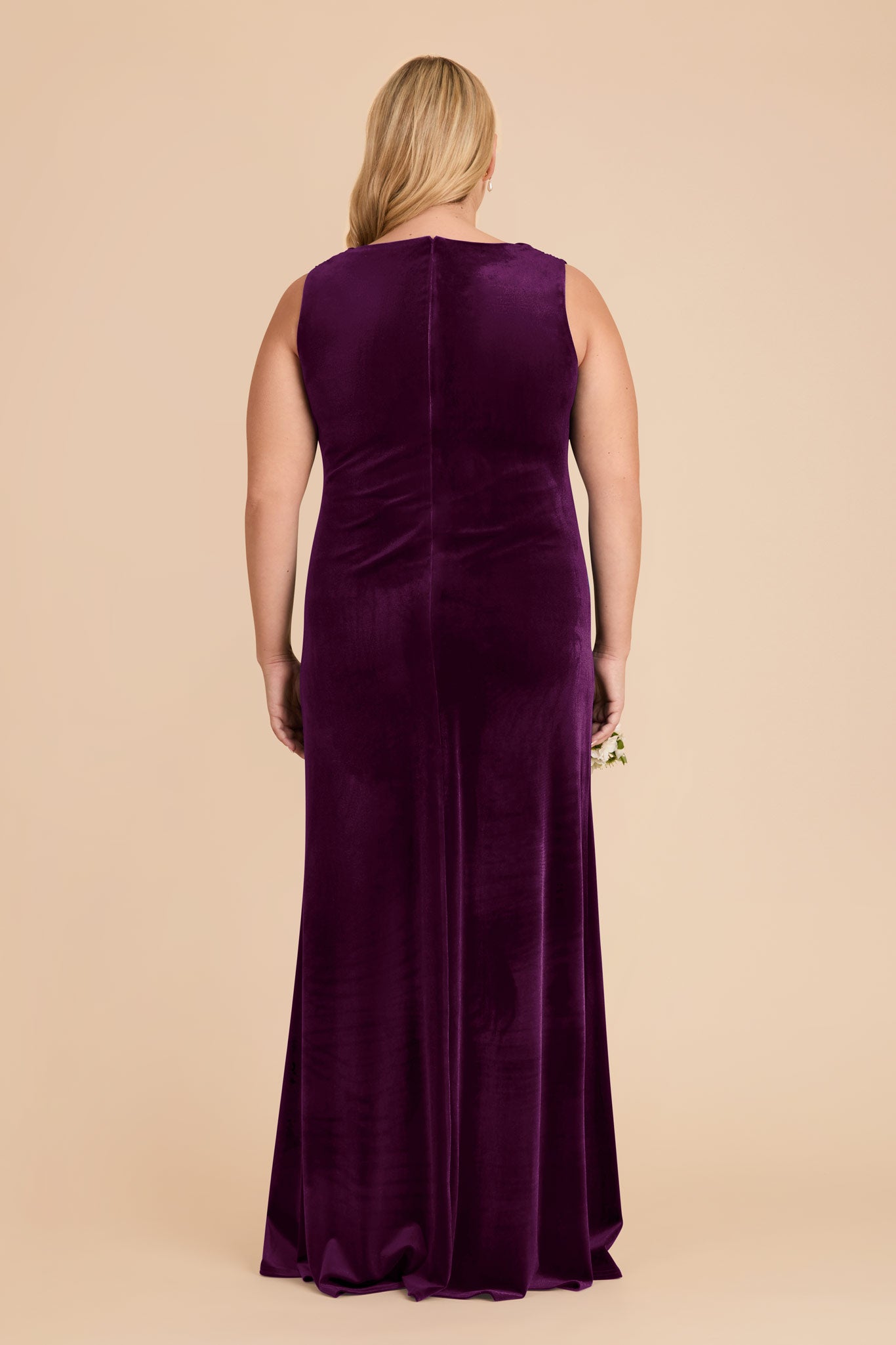 Ruched Velvet Cowl Neck Dress | Fallon Fig