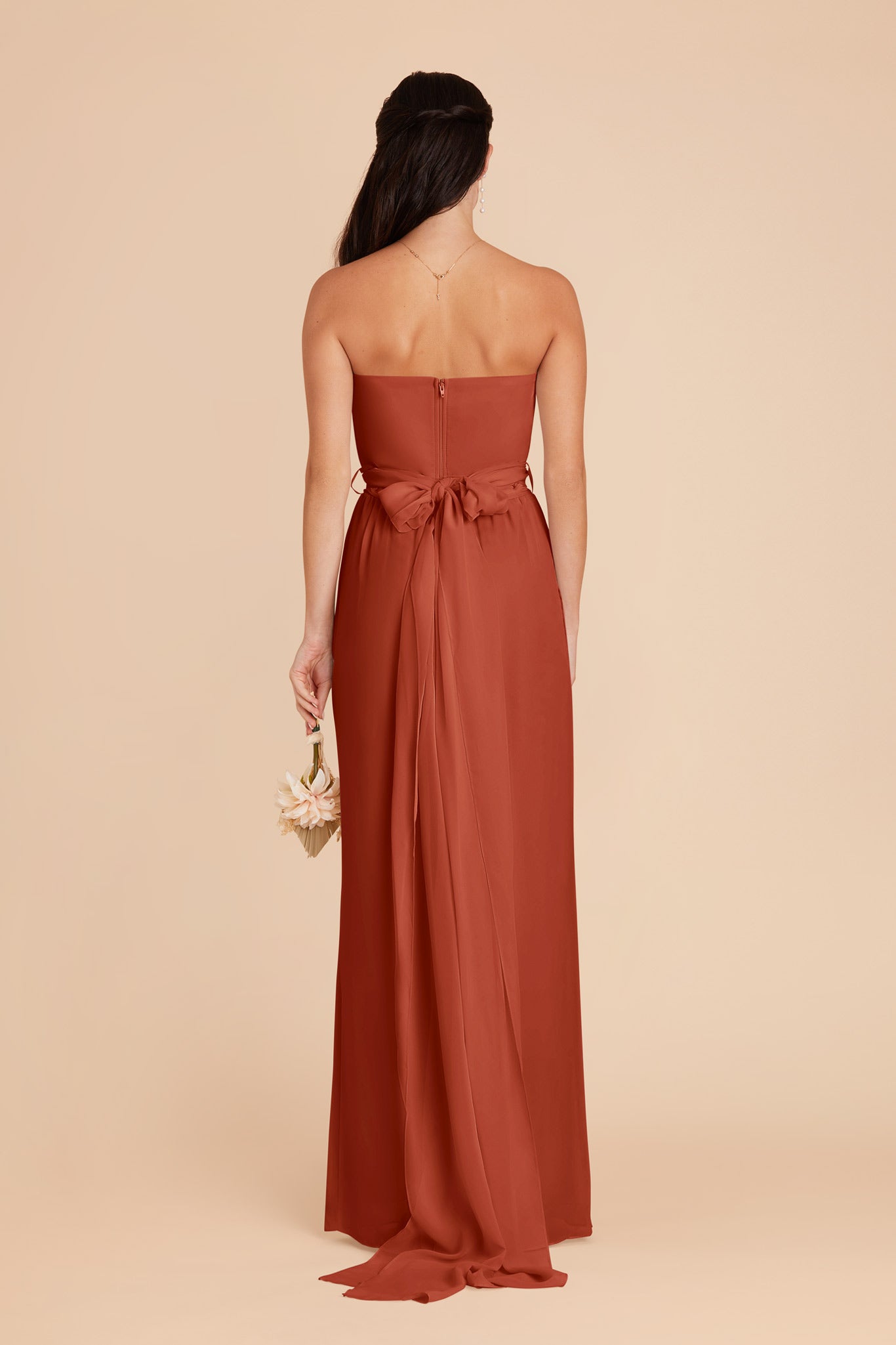 Convertible Wedding Jumpsuit with Adjustable Straps | Gigi - Auburn