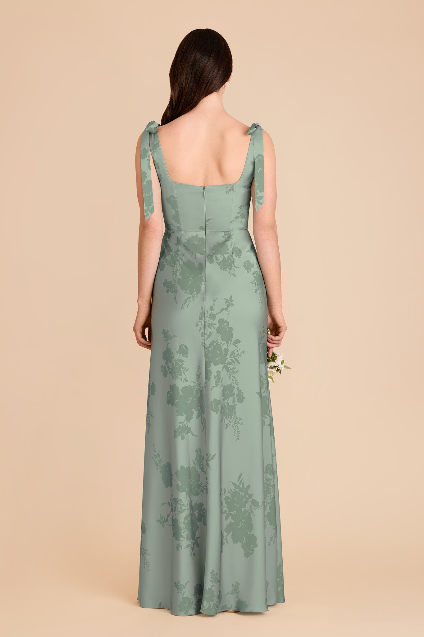 Convertible Sage Dress with Bows | Whimsical Blooms