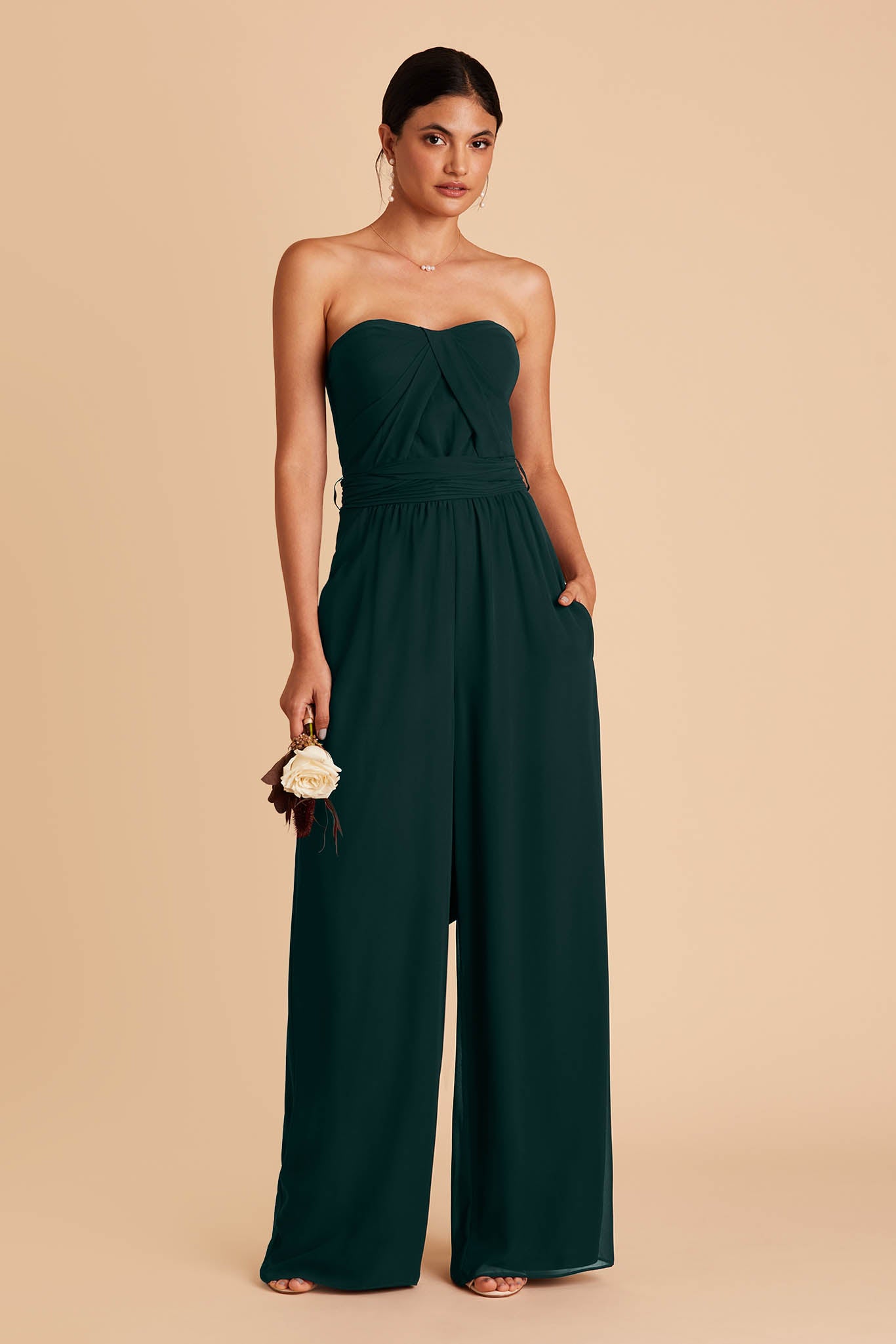 Convertible Jumpsuit with Adjustable Straps - Gigi | Birdy Grey
