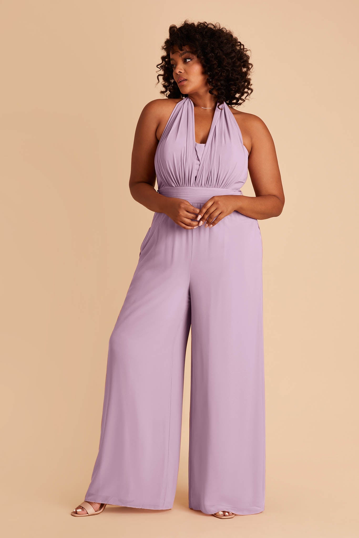 Convertible Jumpsuit with Adjustable Straps - Gigi | Lavender