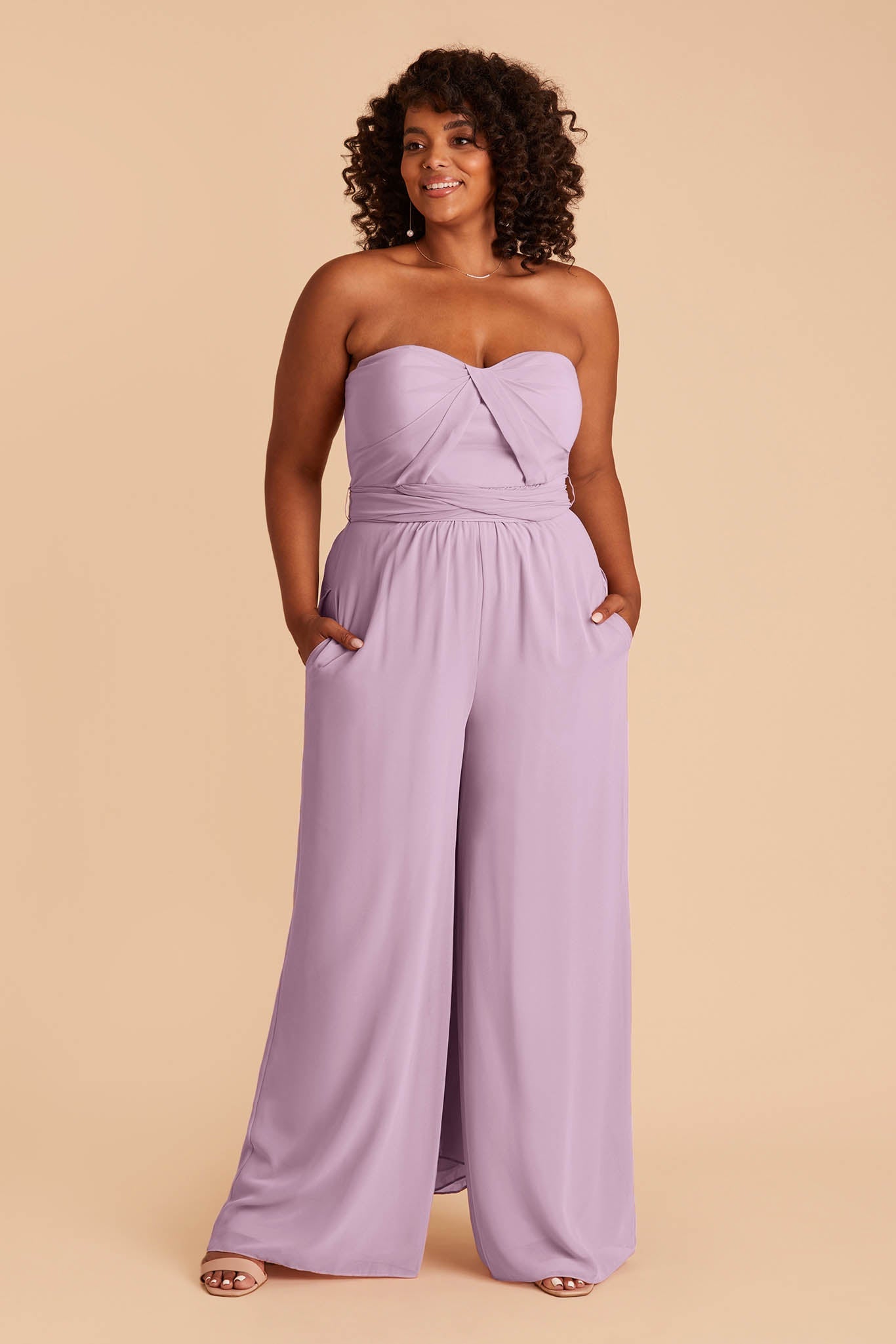 Convertible Jumpsuit with Adjustable Straps - Gigi | Lavender