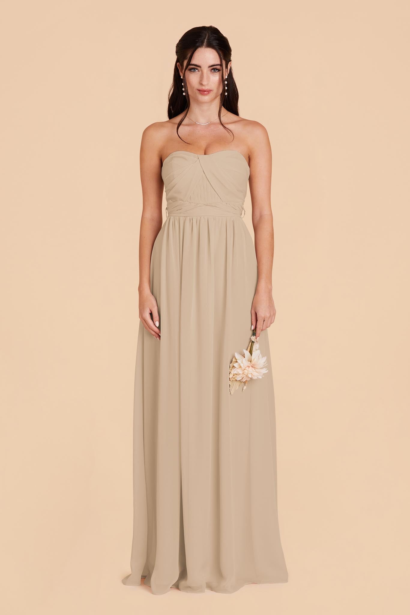 Convertible Bridesmaid Dress in Almond - Grace | 15+ Ways to Wear