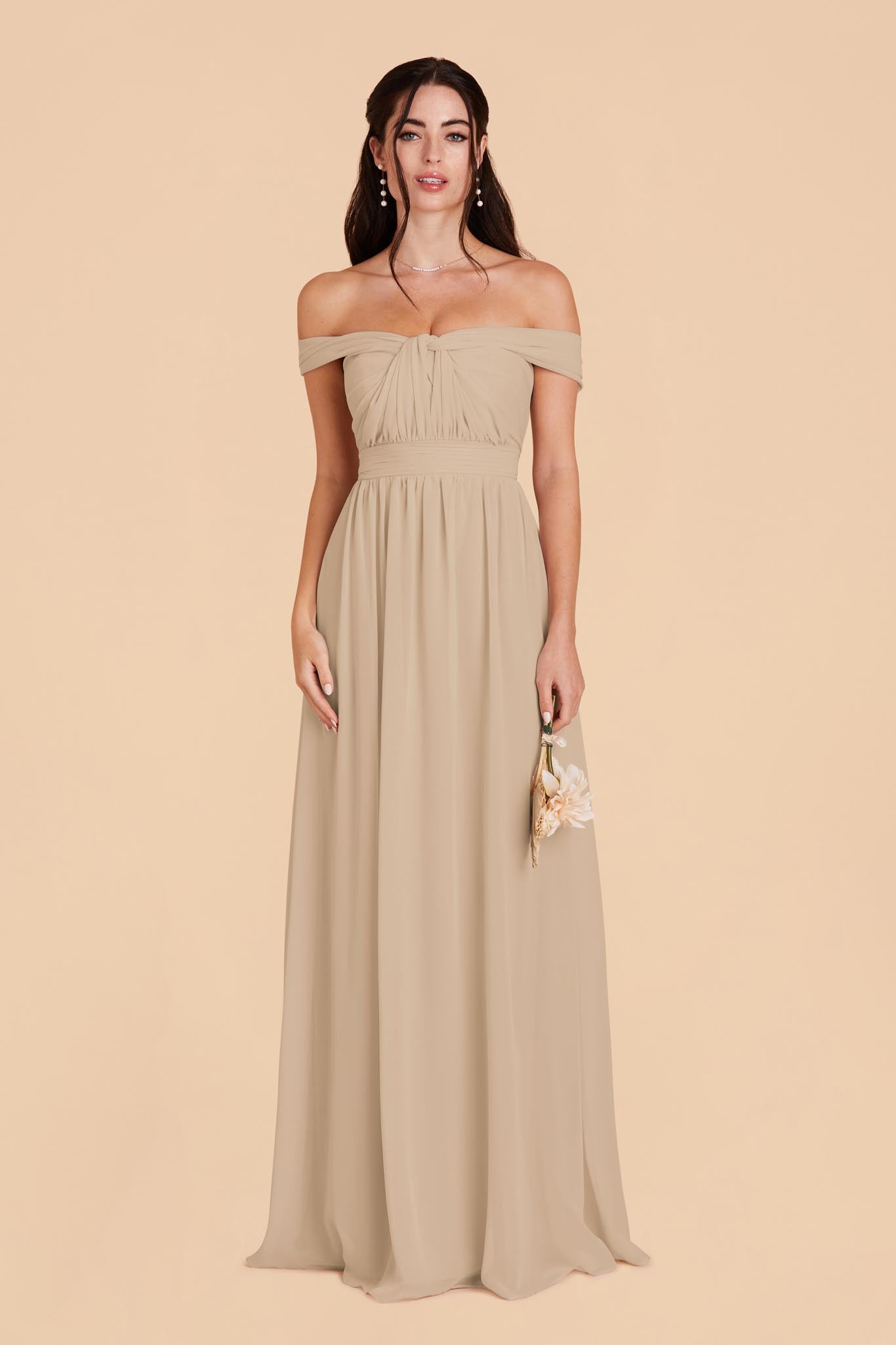 Convertible Bridesmaid Dress in Almond - Grace | 15+ Ways to Wear