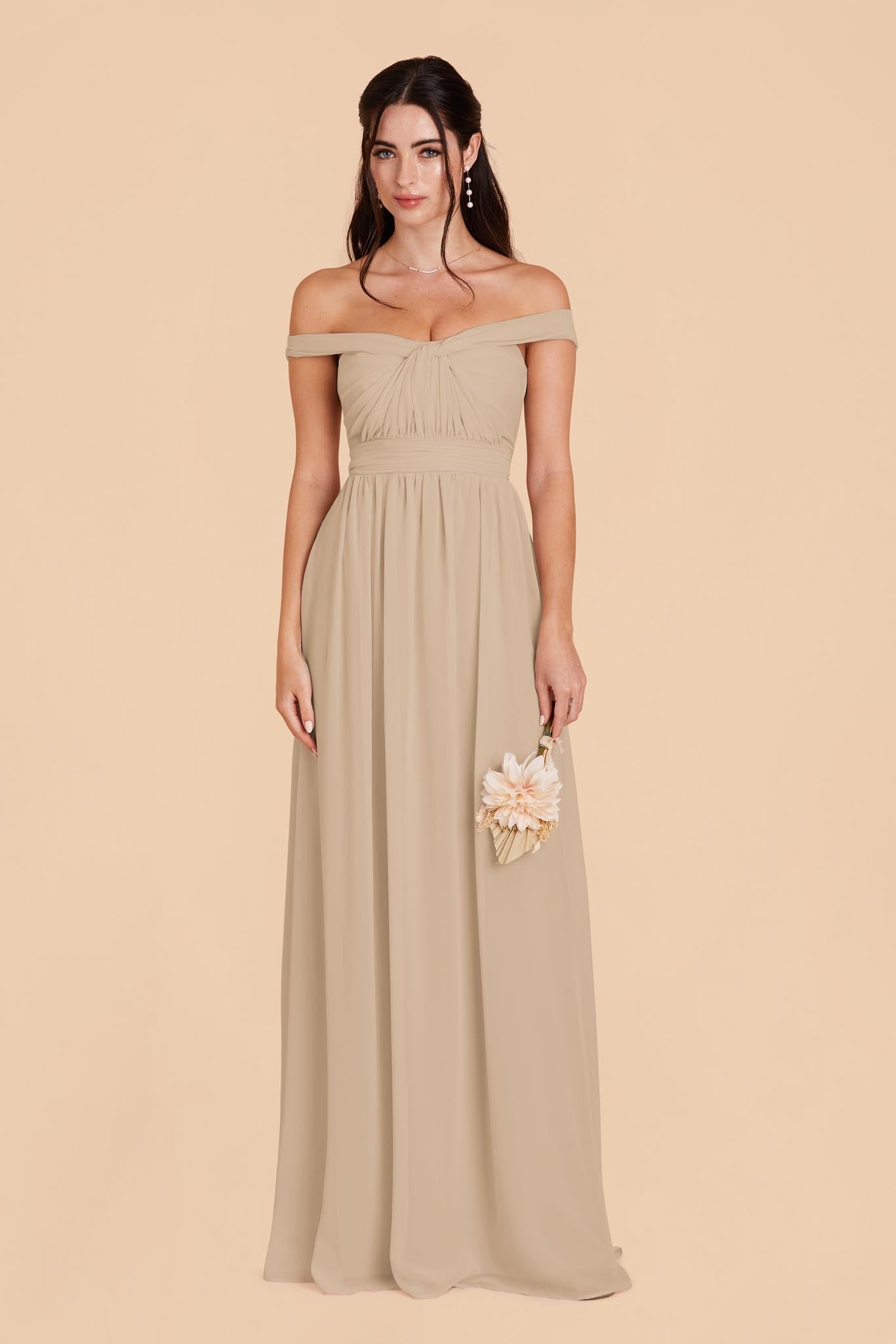 Convertible Bridesmaid Dress in Almond - Grace | 15+ Ways to Wear