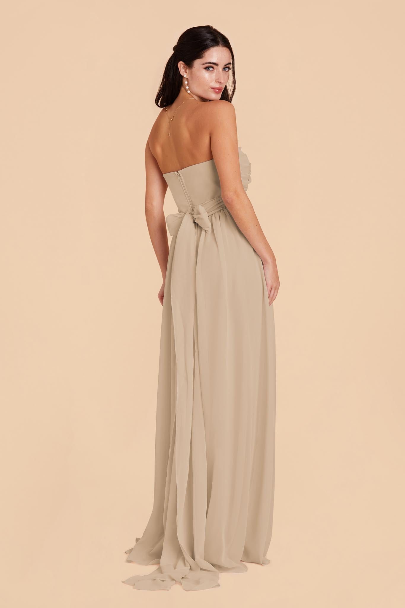 Convertible Bridesmaid Dress in Almond - Grace | 15+ Ways to Wear