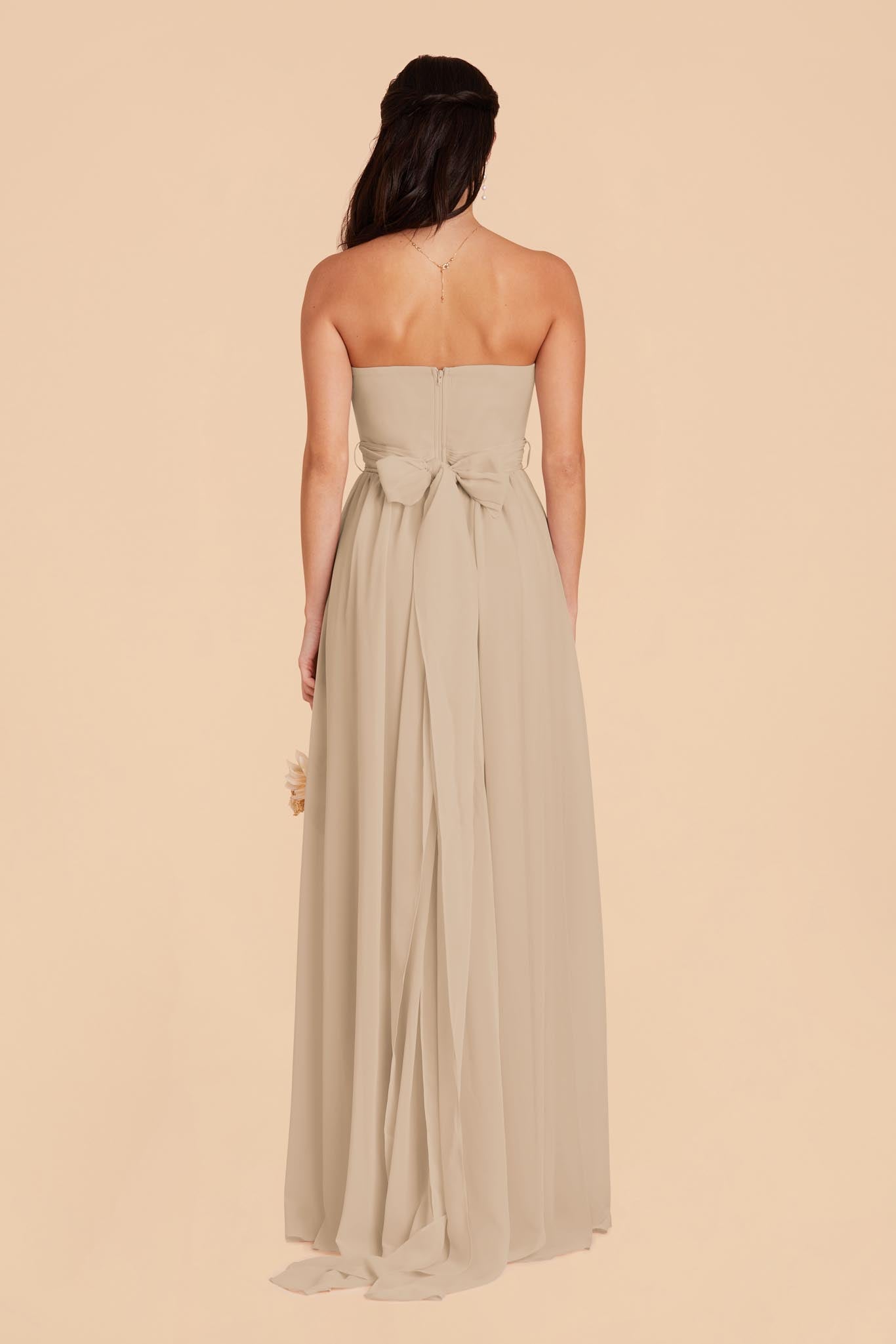 Convertible Bridesmaid Dress in Almond - Grace | 15+ Ways to Wear