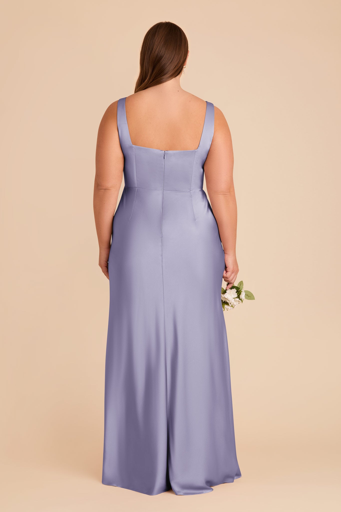 Convertible Satin Dress with Bows | Alex Wisteria