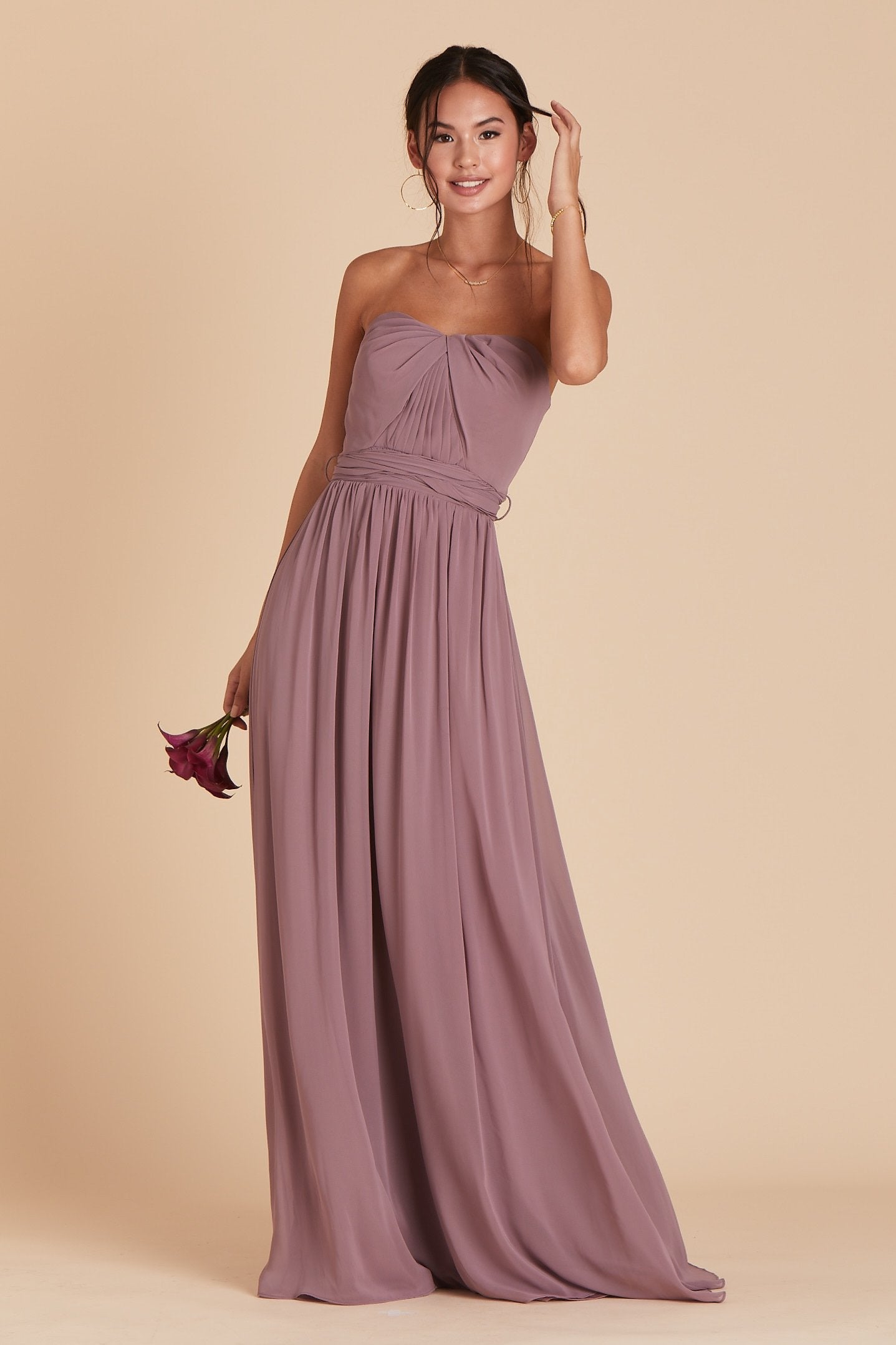 Convertible Bridesmaid Dress in Dark Mauve | Grace