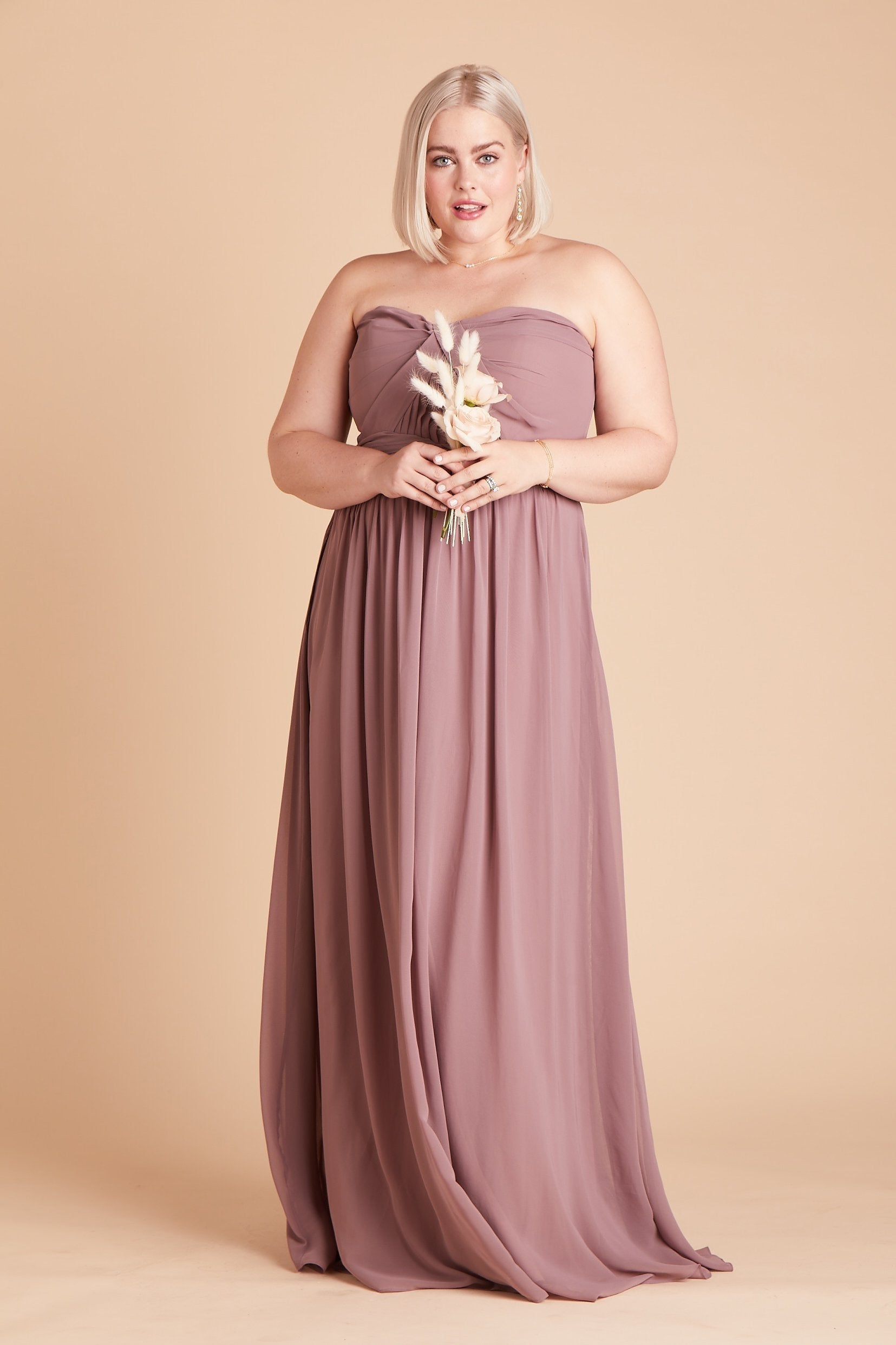 Convertible Bridesmaid Dress in Dark Mauve | Grace