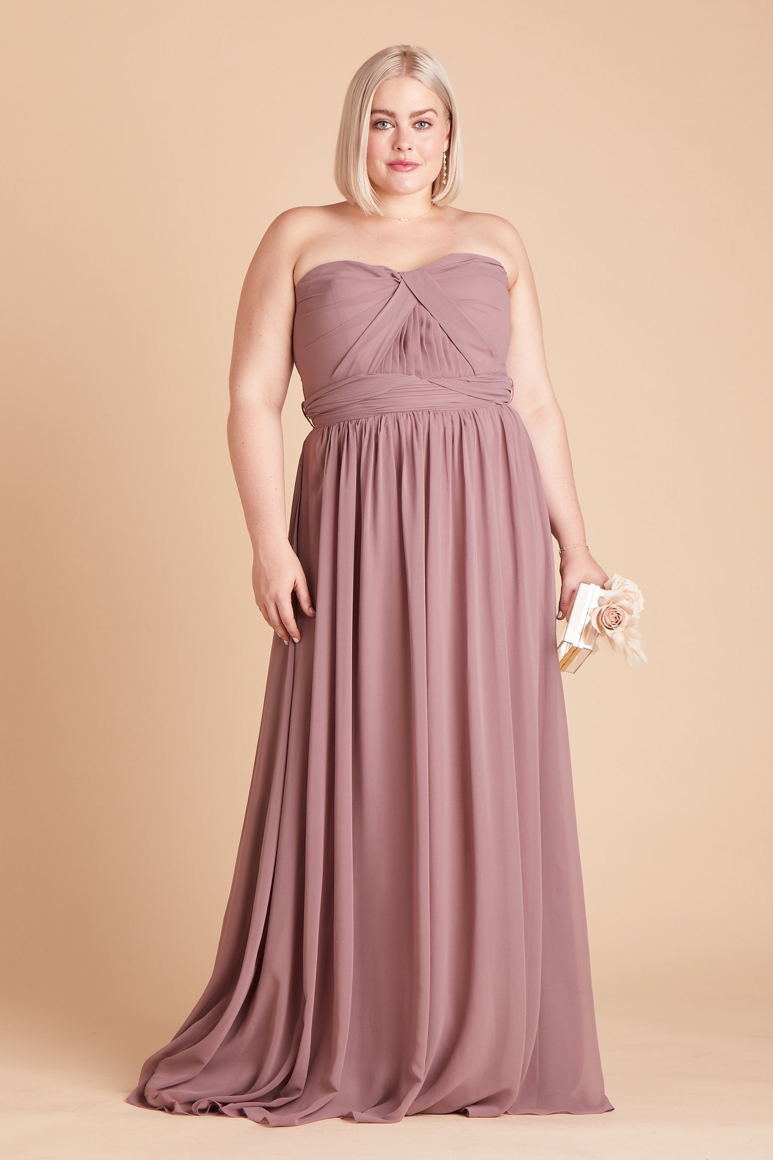 Convertible Bridesmaid Dress in Dark Mauve | Grace