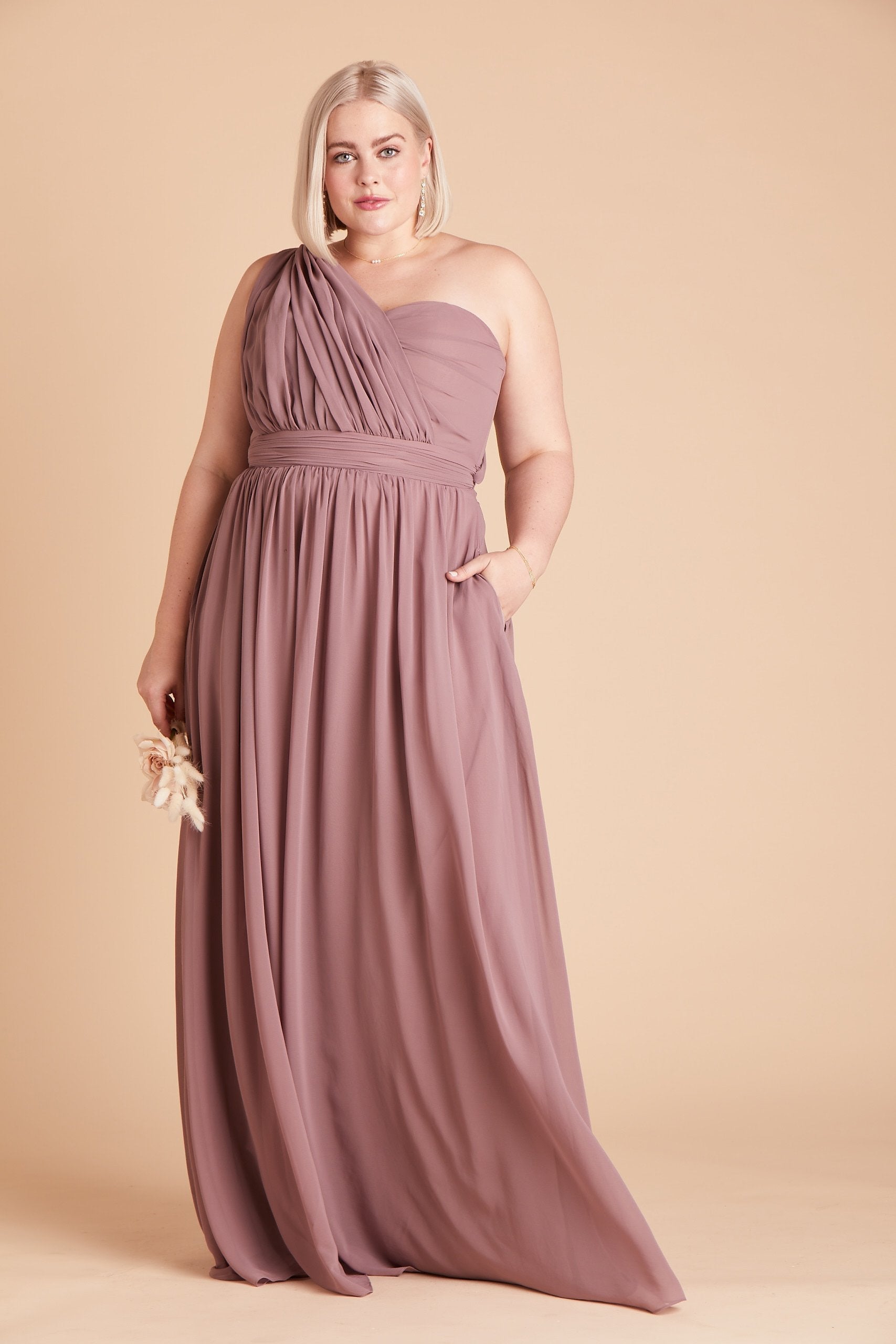 Convertible Bridesmaid Dress in Dark Mauve | Grace