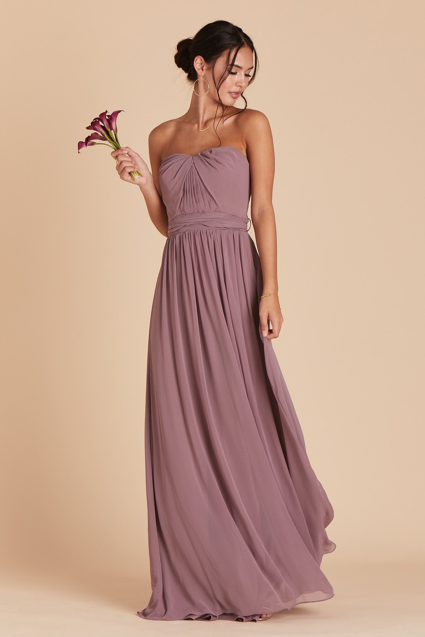 Convertible Bridesmaid Dress in Dark Mauve | Grace